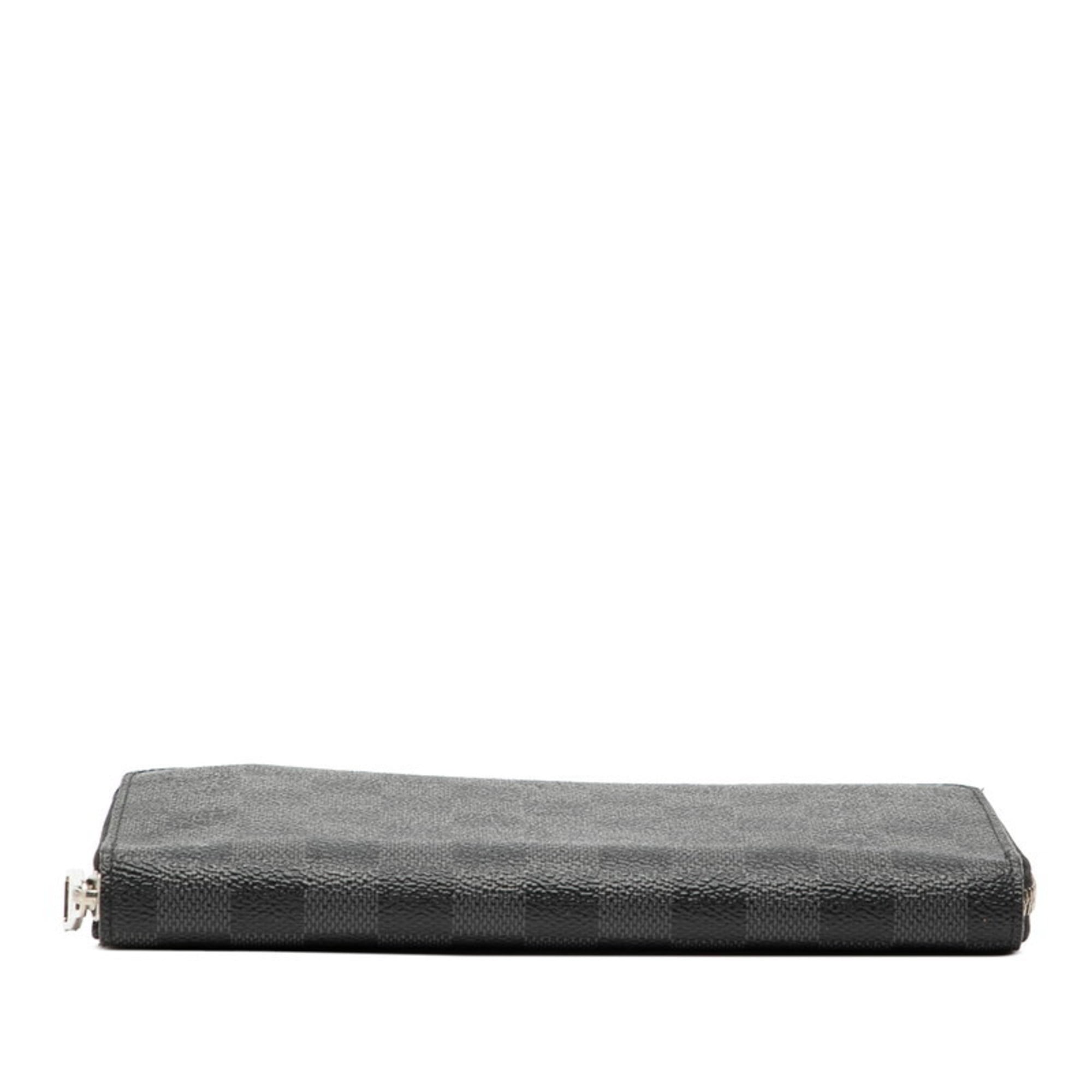 Louis Vuitton Black Pvc Leather Long Wallet