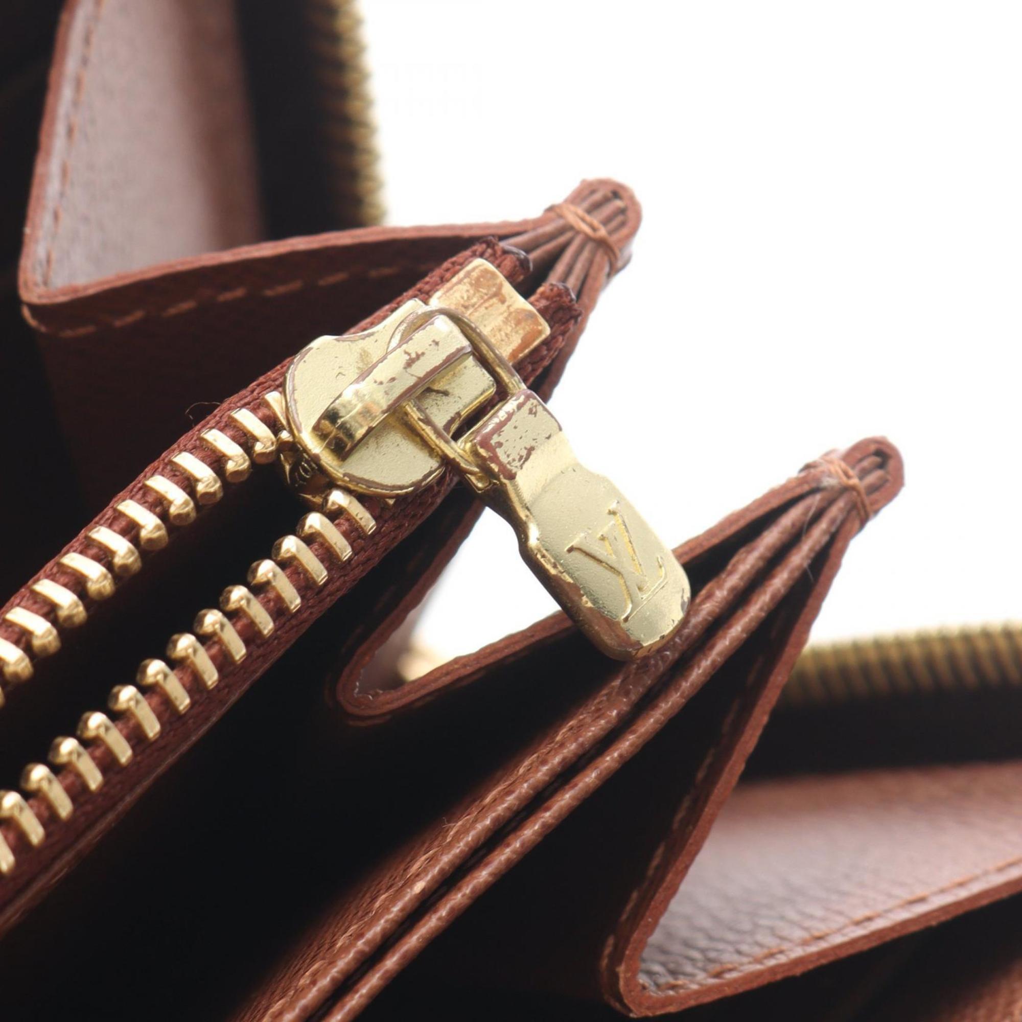 Louis Vuitton Brown Coated Canvas Long Wallet