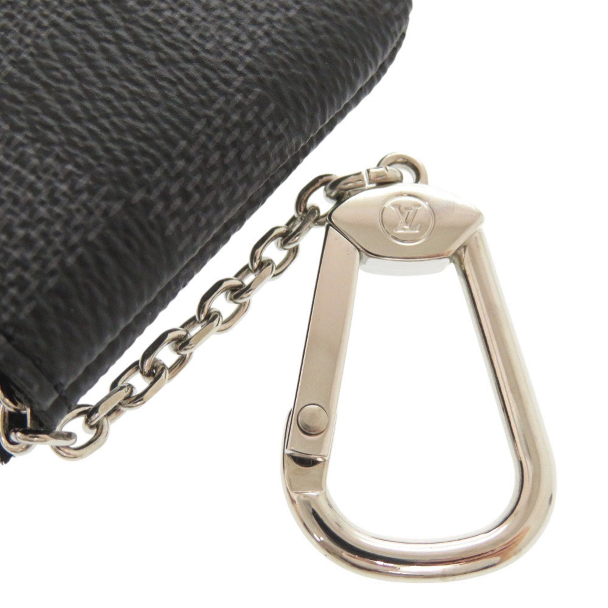 Louis Vuitton Black Damier Graphite Canvas Pochette