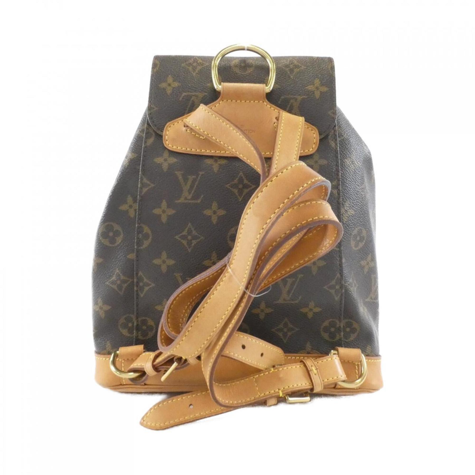 Louis Vuitton Monogram Marron Coated Canvas Backpack