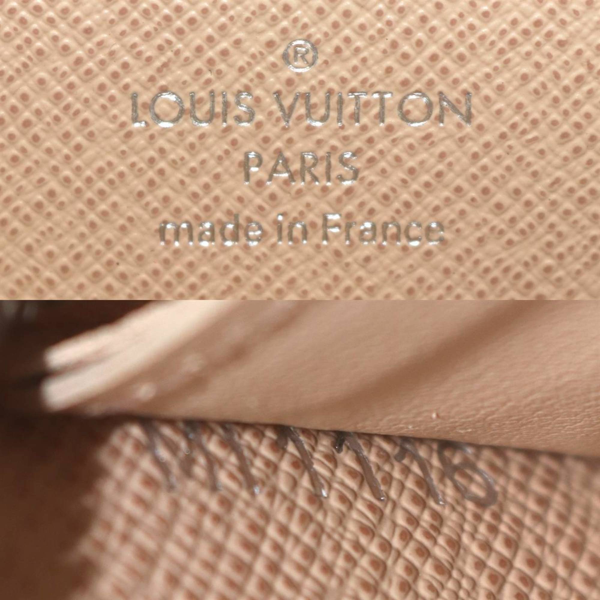 Louis Vuitton Beige Pink Long Wallet