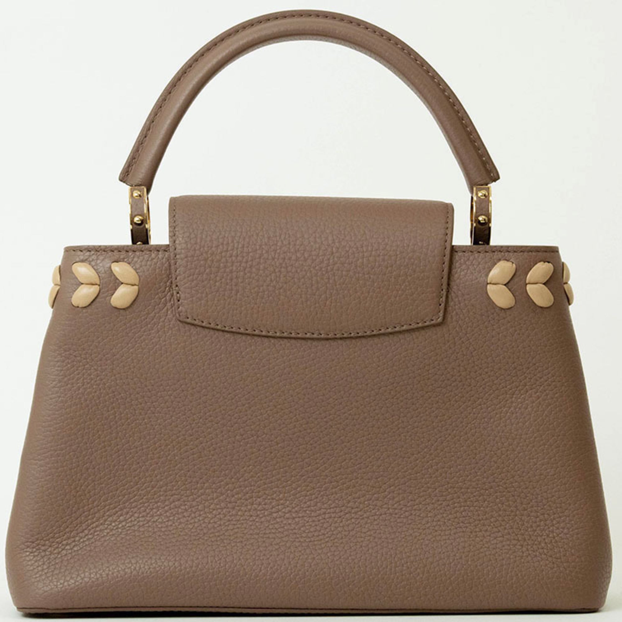 Louis Vuitton Pink Beige Cuir Ombre Leather Handbag