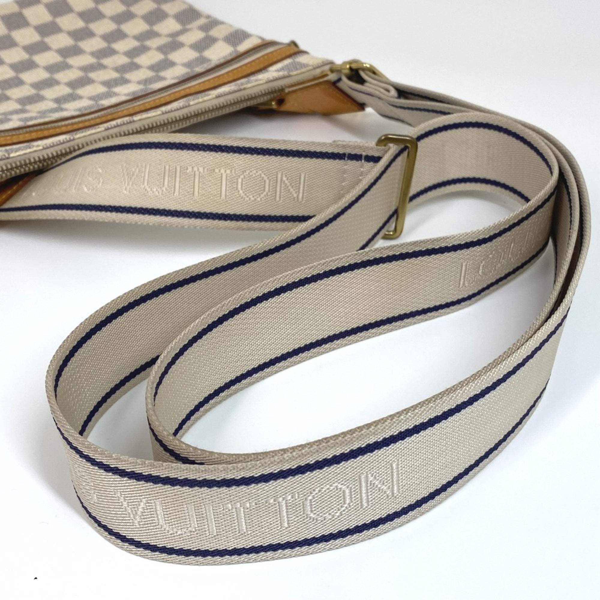 Louis Vuitton Damier Azur Azur White Damier Azur Pochette Shoulder Bag