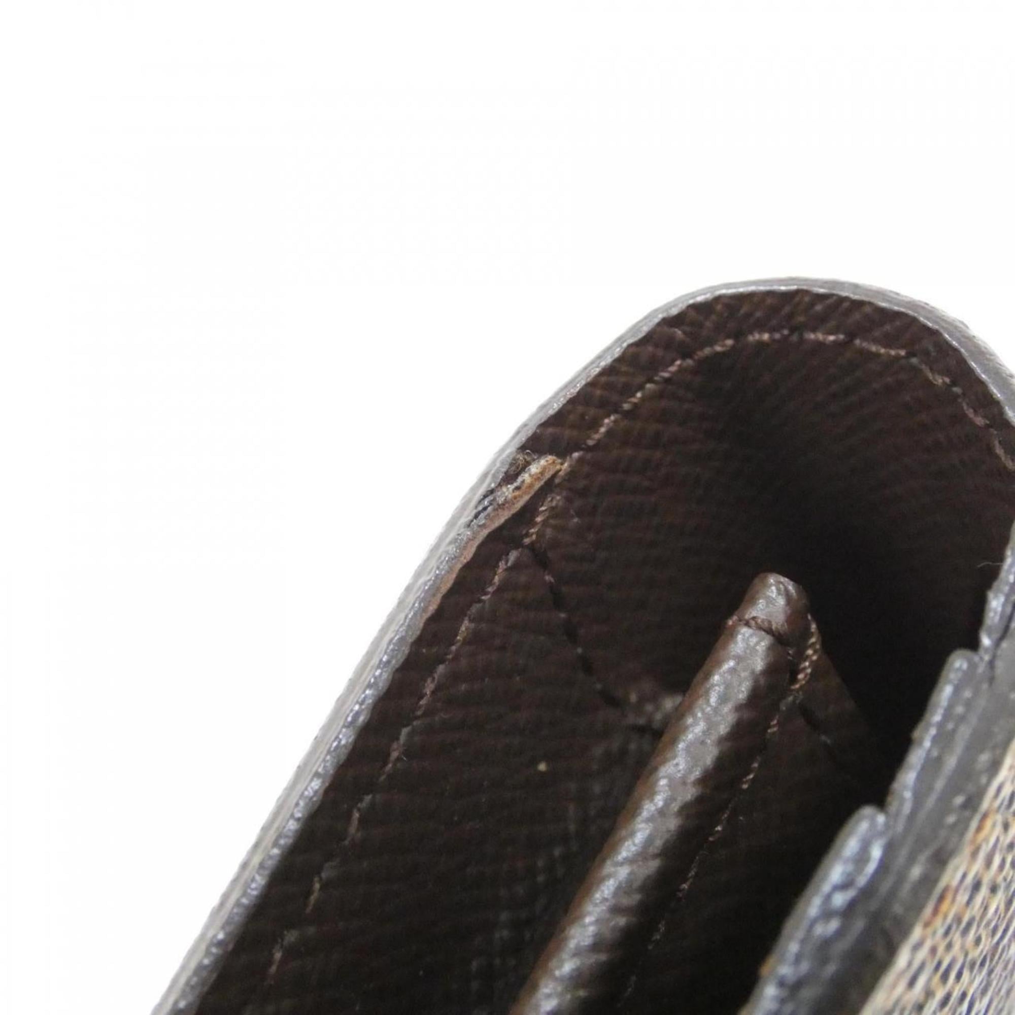 Louis Vuitton Ebene Coated Canvas Long Wallet