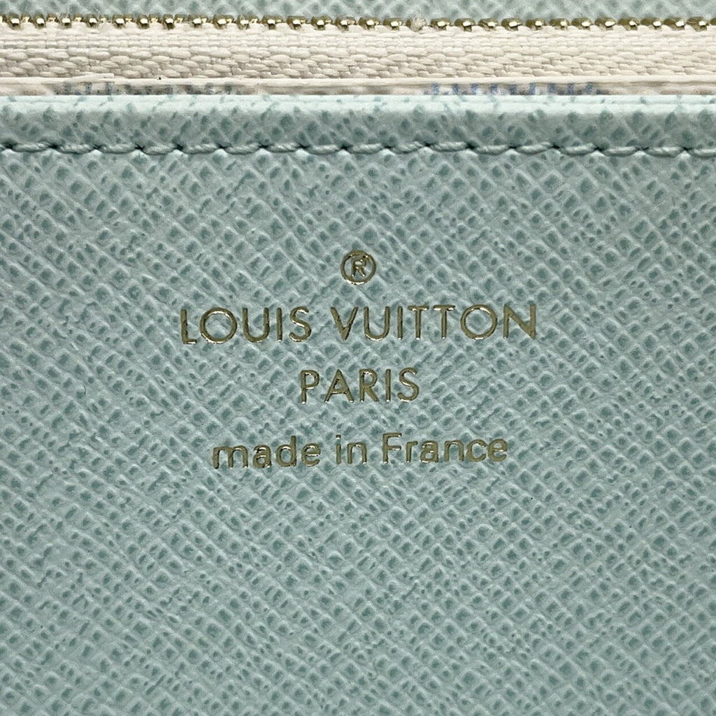 Louis Vuitton Beige Light Green Long Wallet