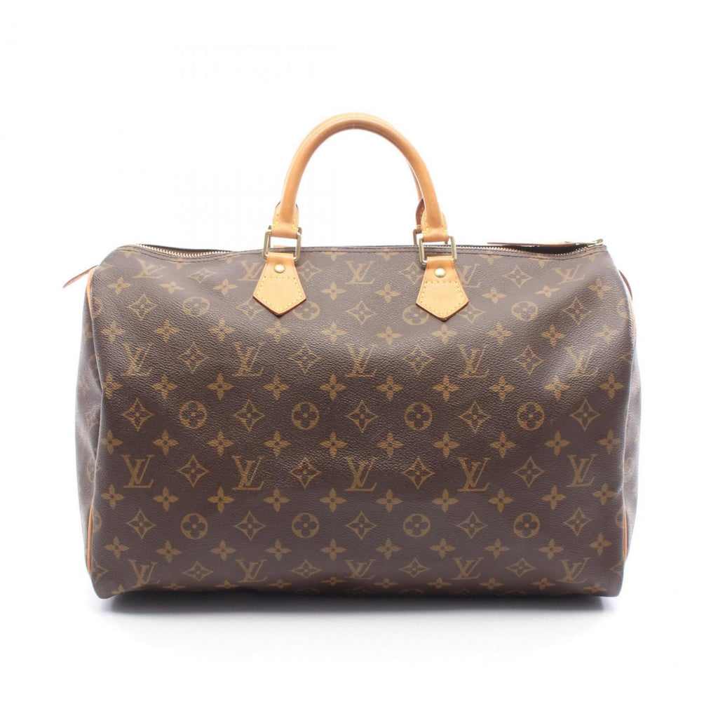 Louis Vuitton Brown Coated Canvas Leather Handbag
