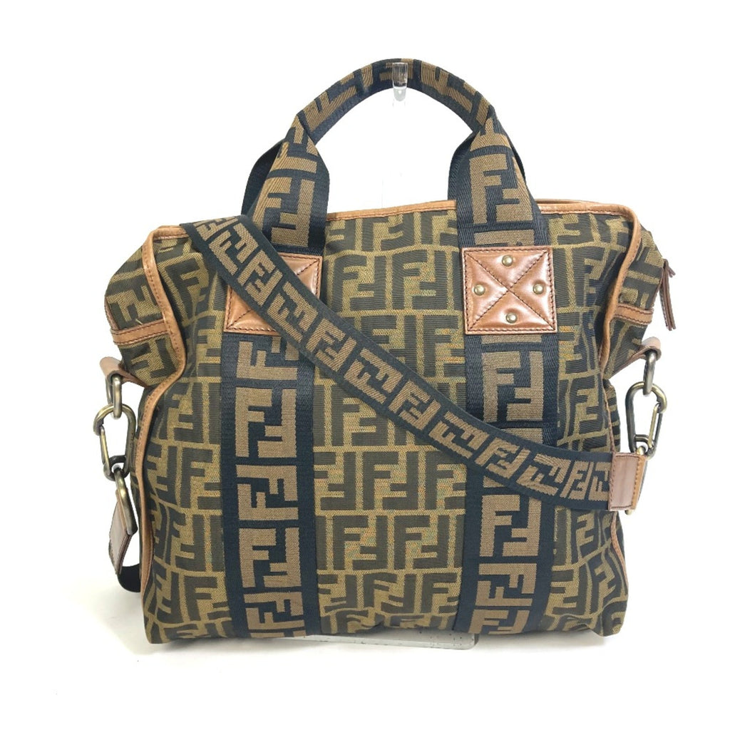 Fendi Brown Leather Tote Bag