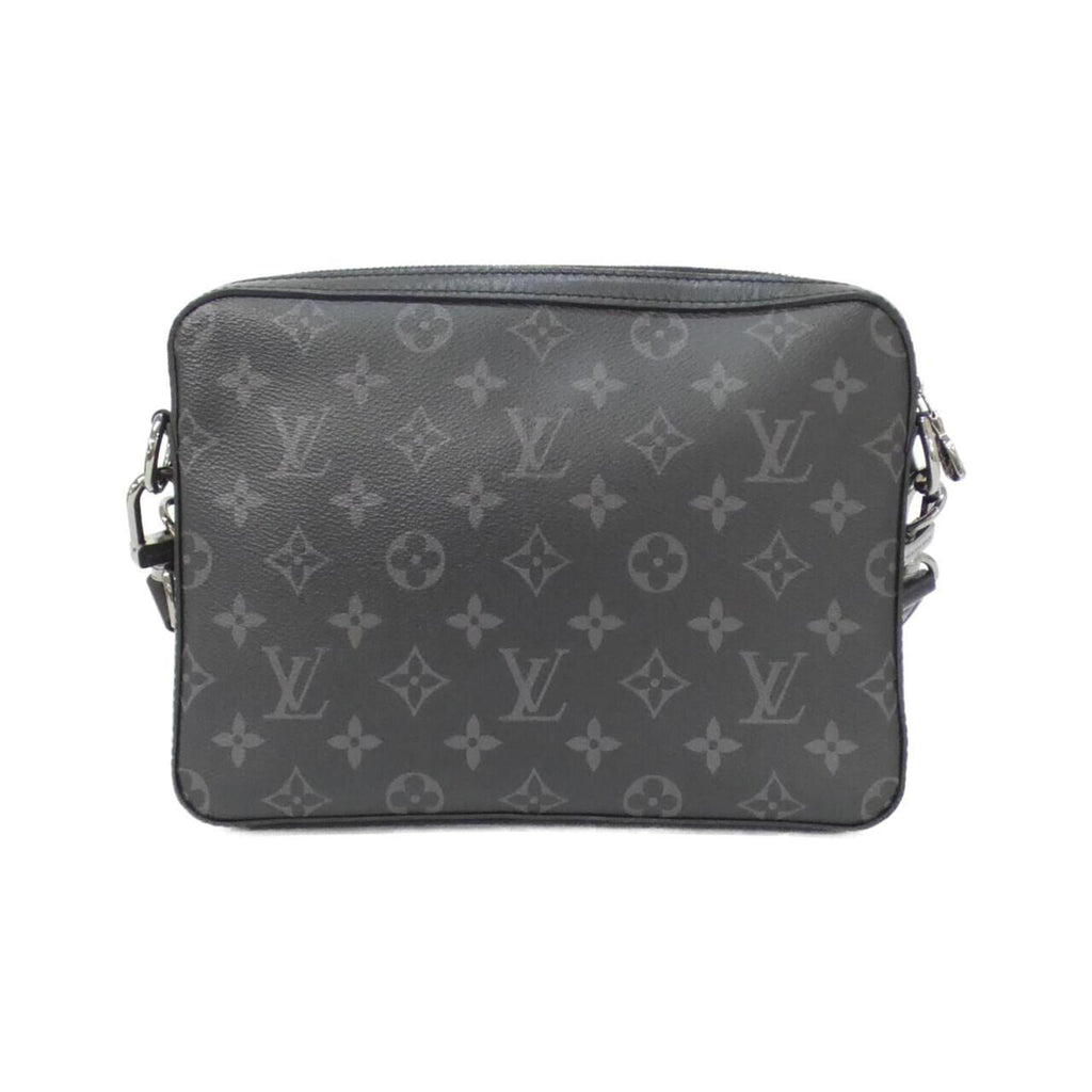 Louis Vuitton Black Gris Coated Canvas Shoulder Bag