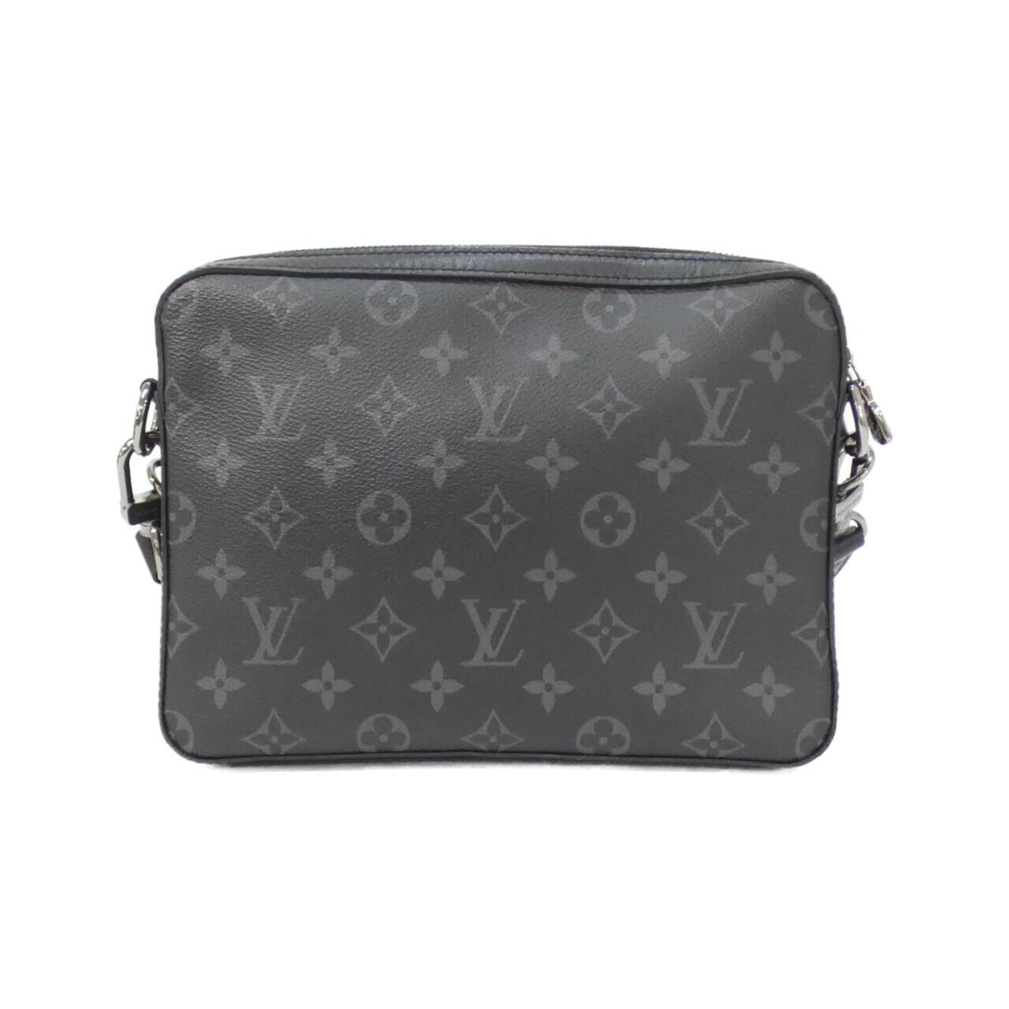 Louis Vuitton Black Gris Coated Canvas Shoulder Bag