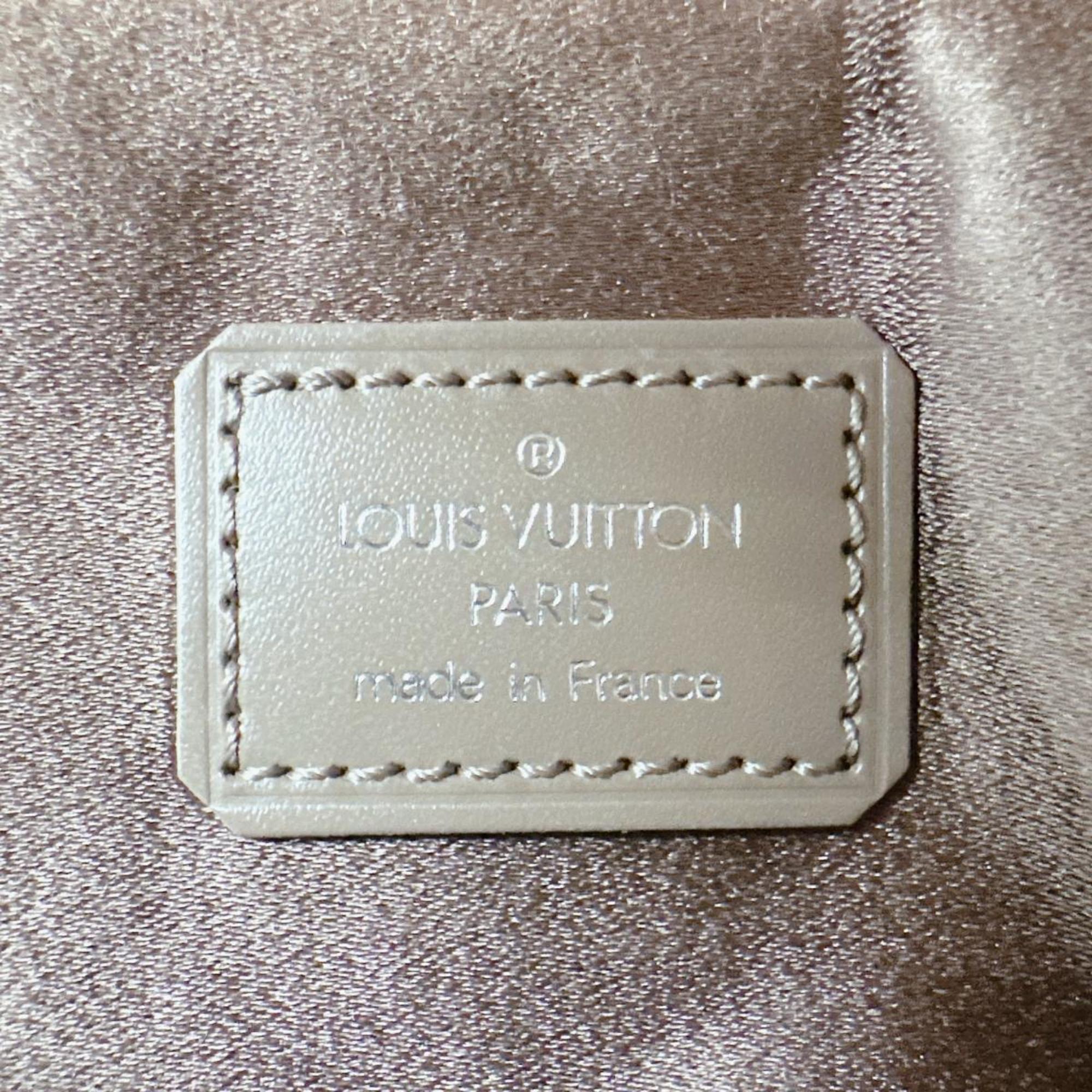 Louis Vuitton Beige Monogram Satin Pouch