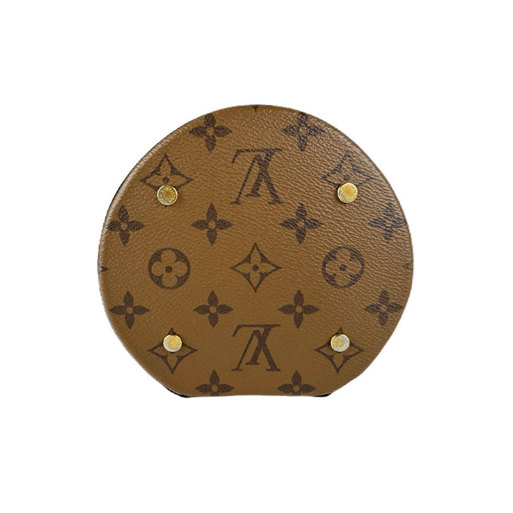 Louis Vuitton Black Brown Monogram Reverse Monogram Reverse Handbag Shoulder Bag