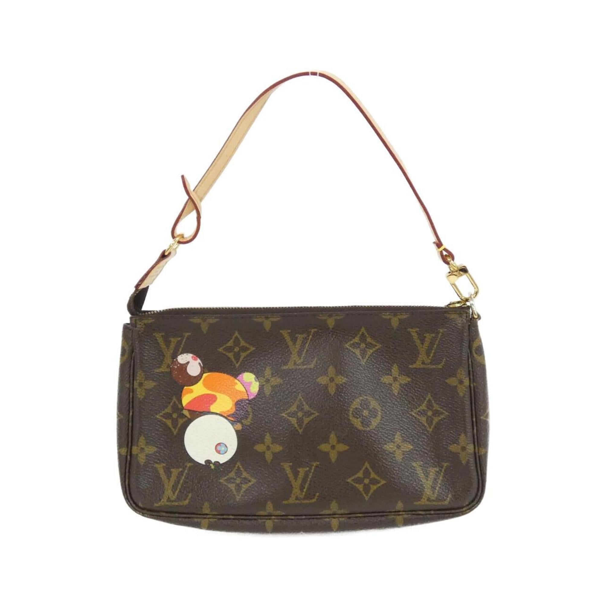 Louis Vuitton Monogram Panda Marron Coated Canvas Pochette