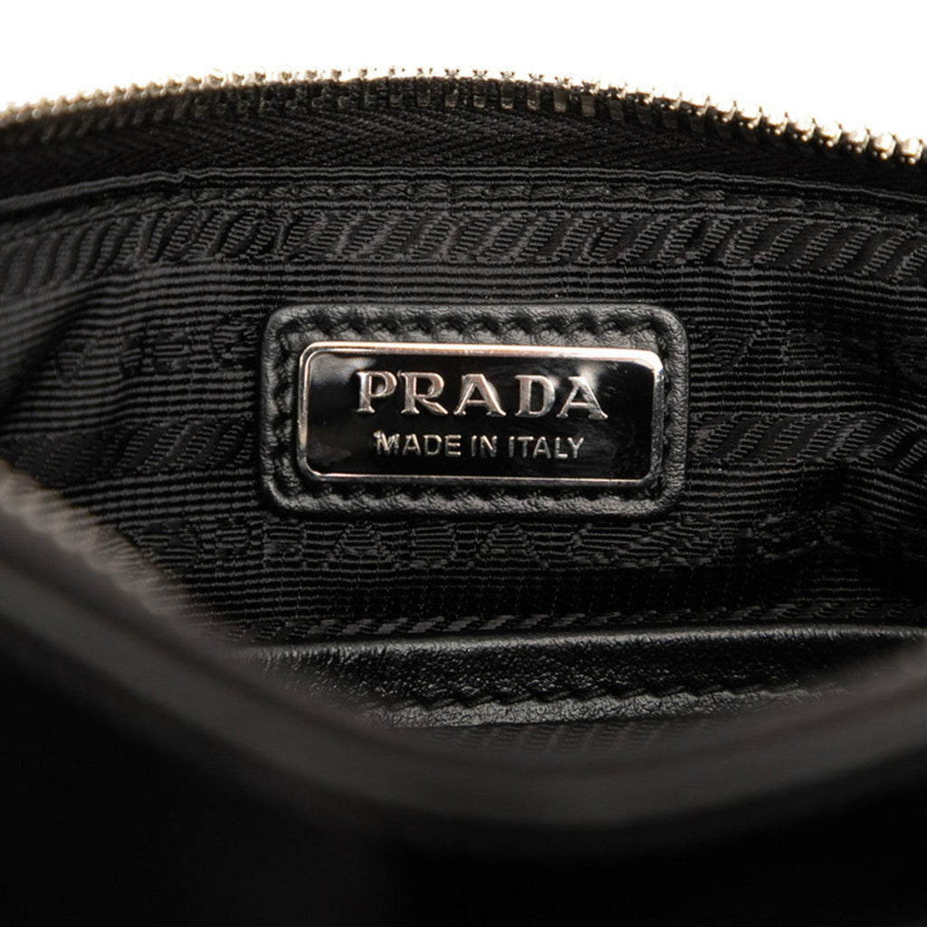 Prada Black Leather Shoulder Bag