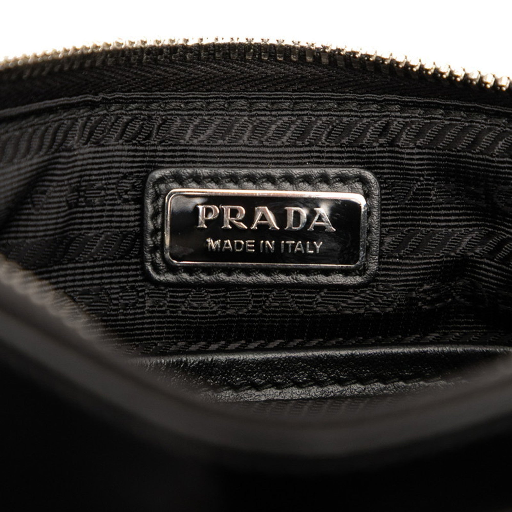 Prada Black Leather Shoulder Bag