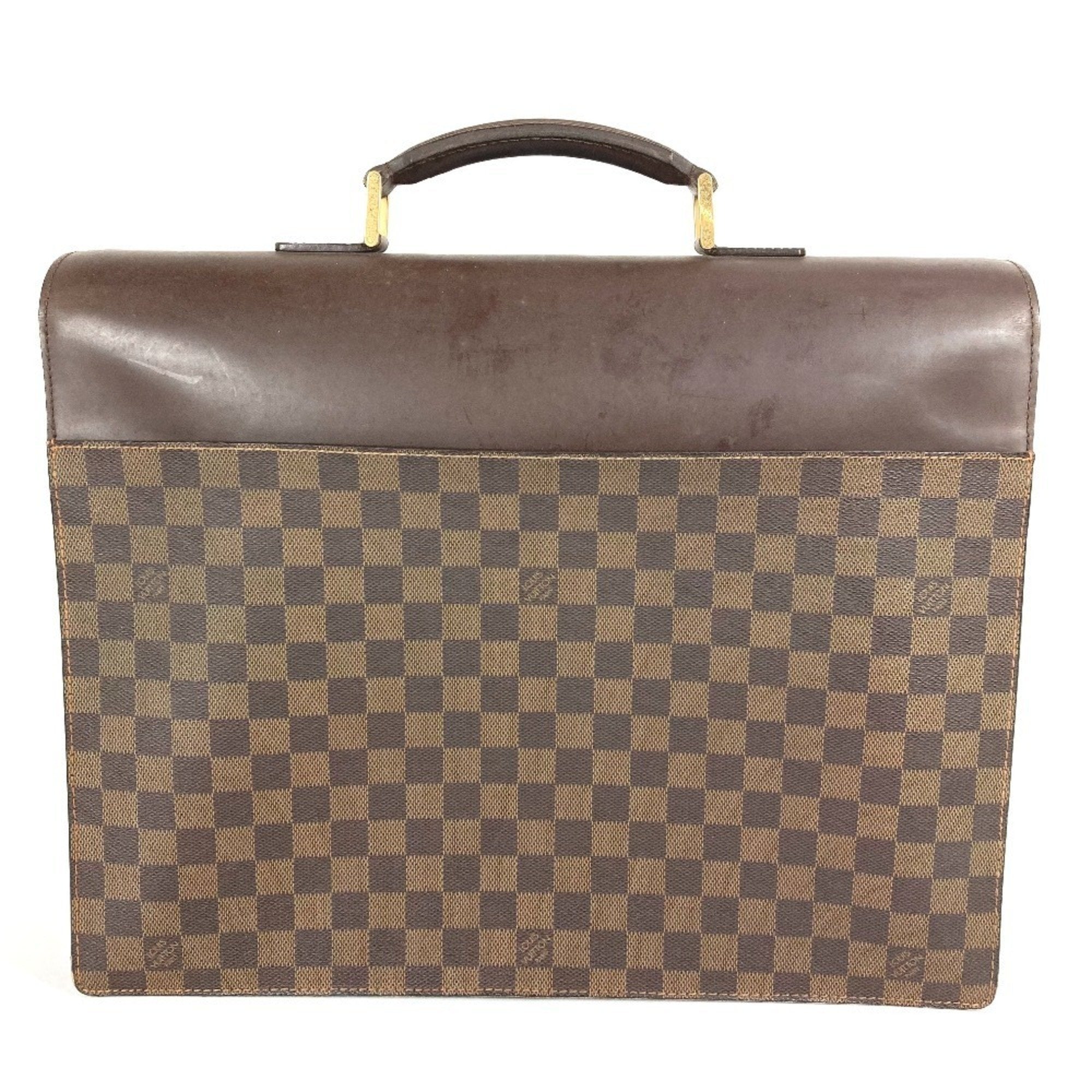 Louis Vuitton Brown Damier Canvas Ebene Damier Canvas Briefcase Handbag