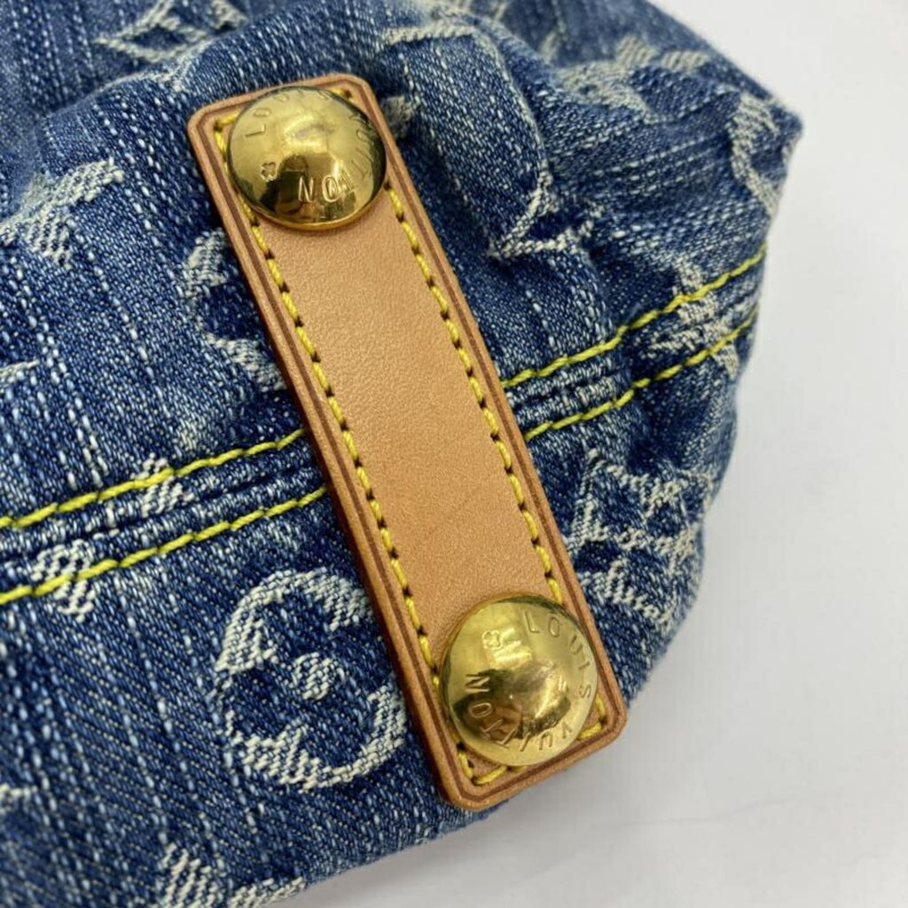 Louis Vuitton Blue Denim Shoulder Bag