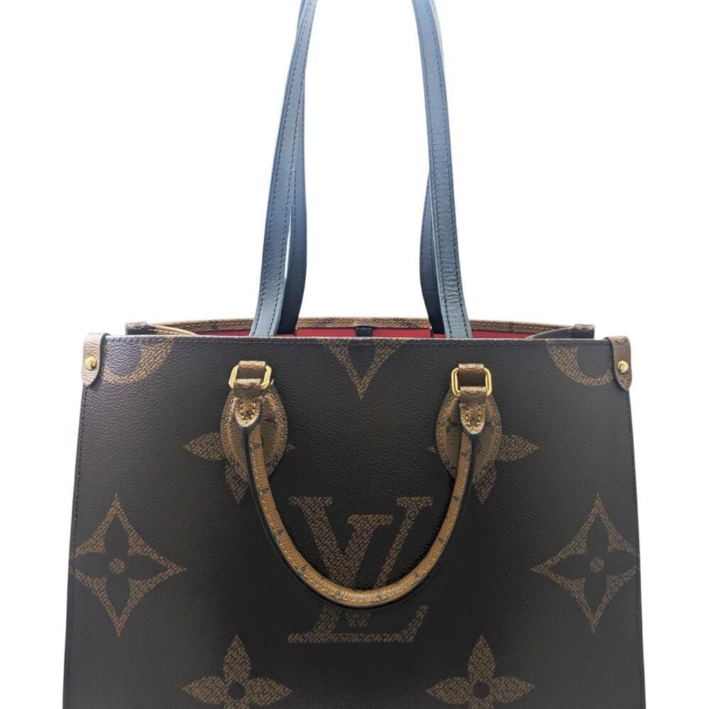 Louis Vuitton Brown Monogram Monogram Reverse Monogram Reverse Monogram Handbag Shoulder Bag Tote Bag