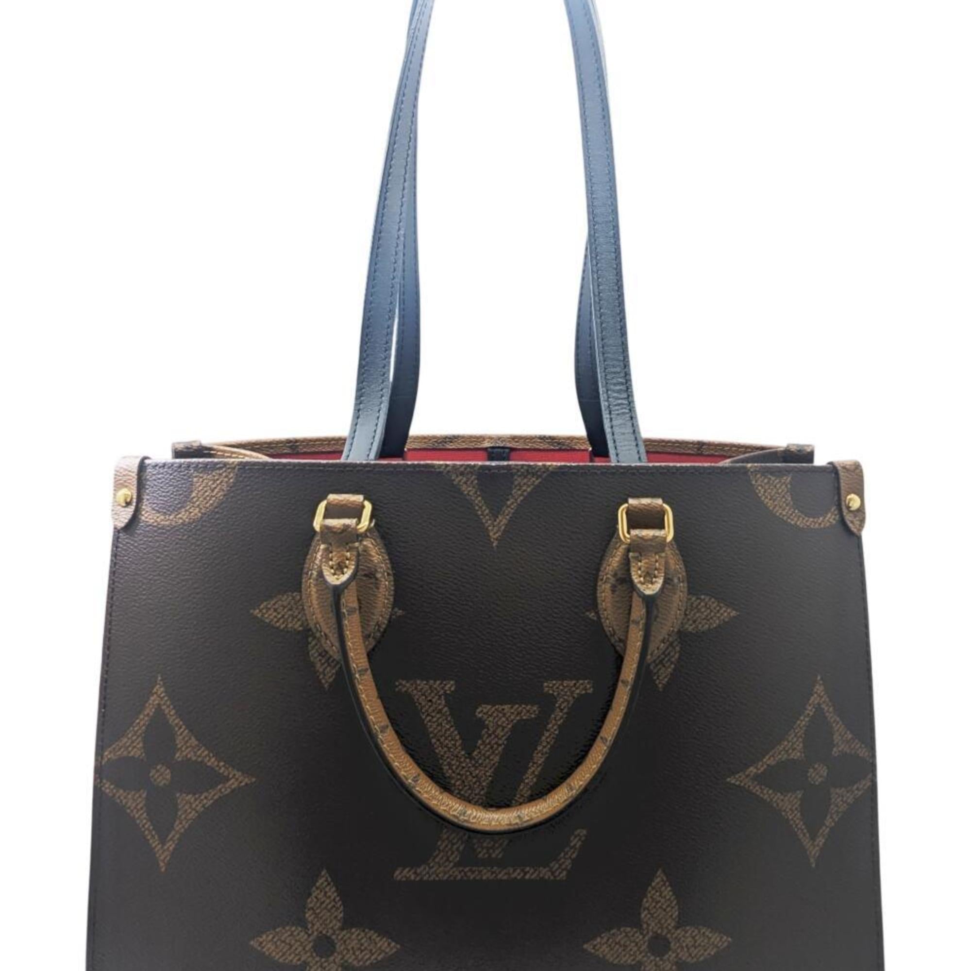 Louis Vuitton Brown Monogram Monogram Reverse Monogram Reverse Monogram Handbag Shoulder Bag Tote Bag