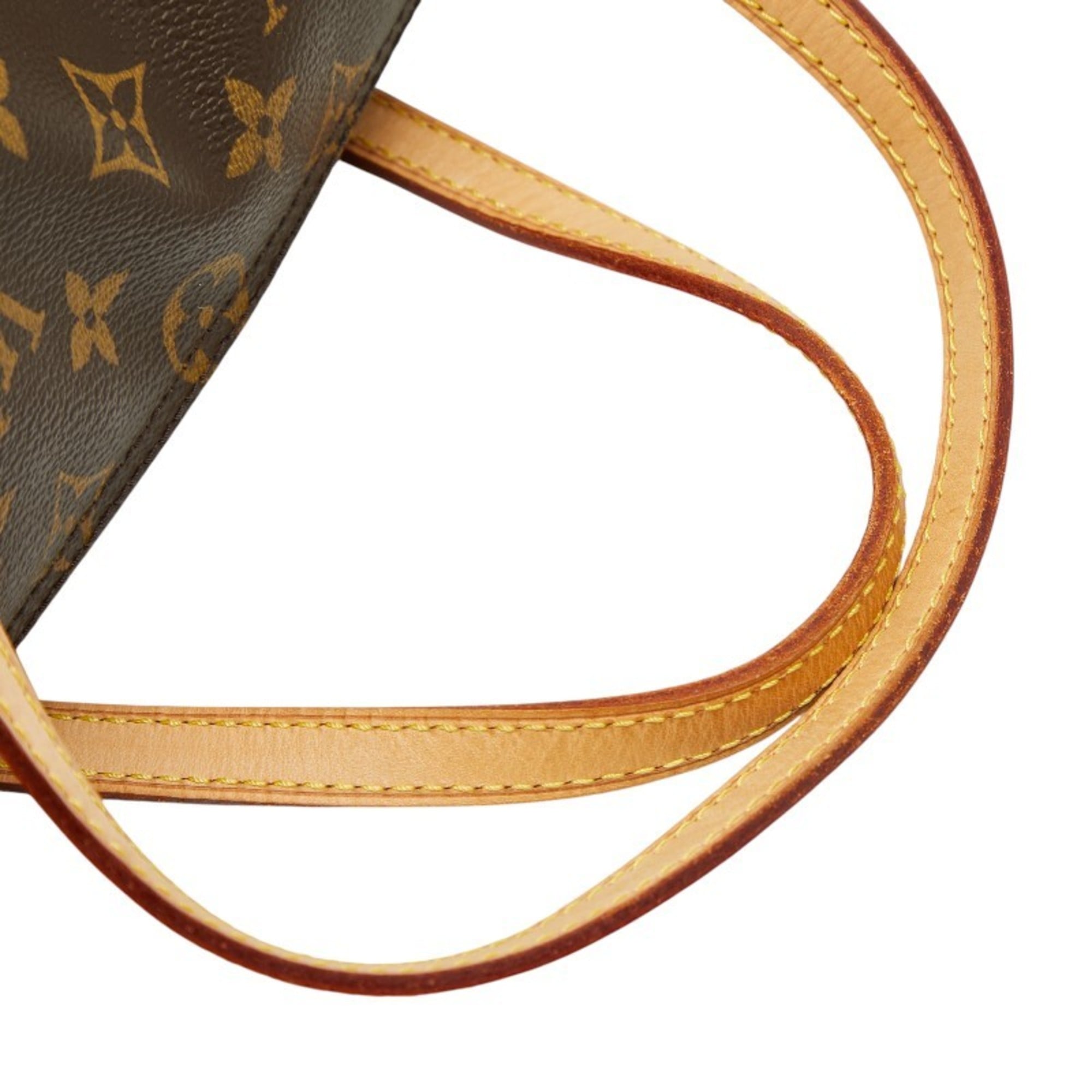 Louis Vuitton Monogram Brown Pvc Leather Handbag