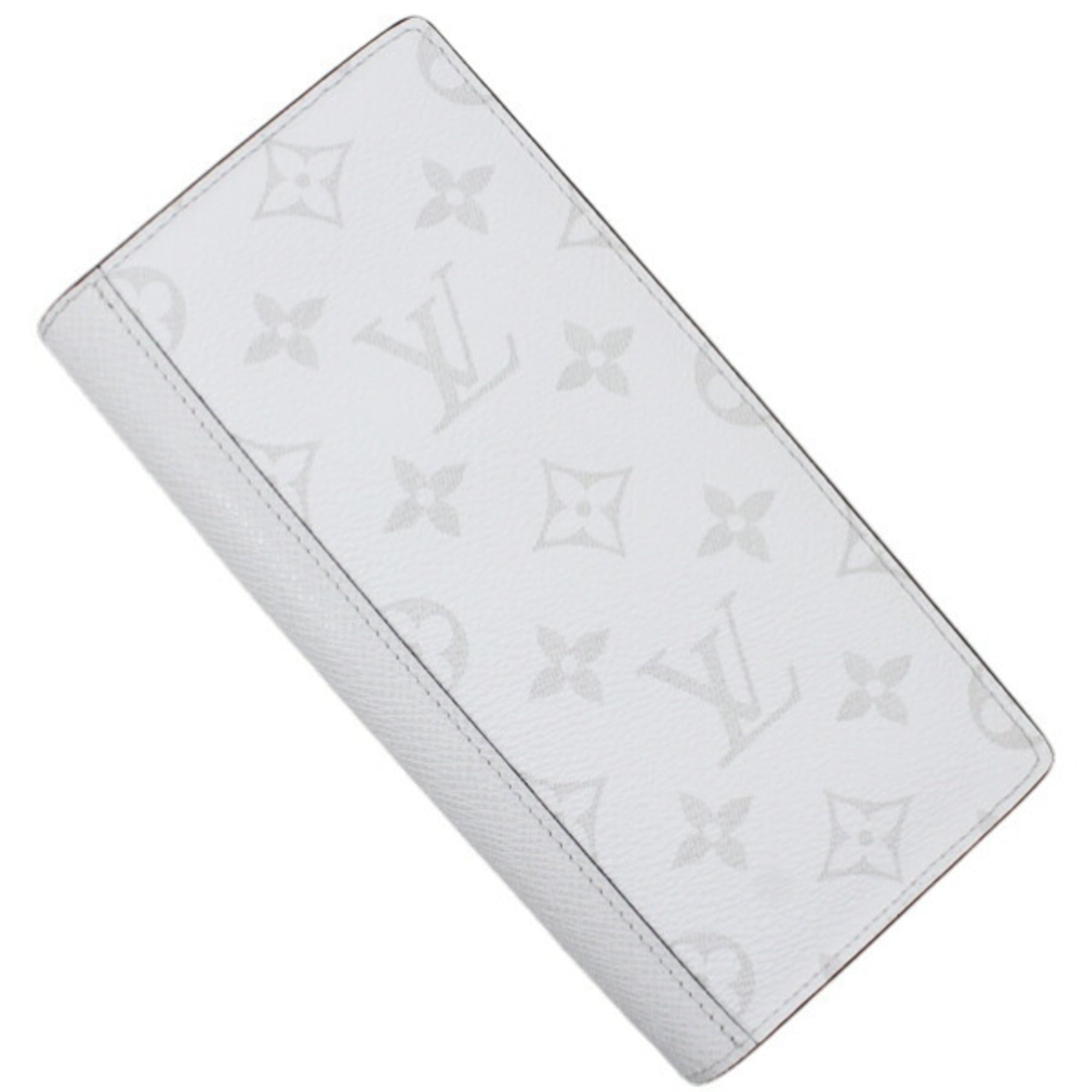 Louis Vuitton Taigarama Blanc White Taigarama Long Wallet