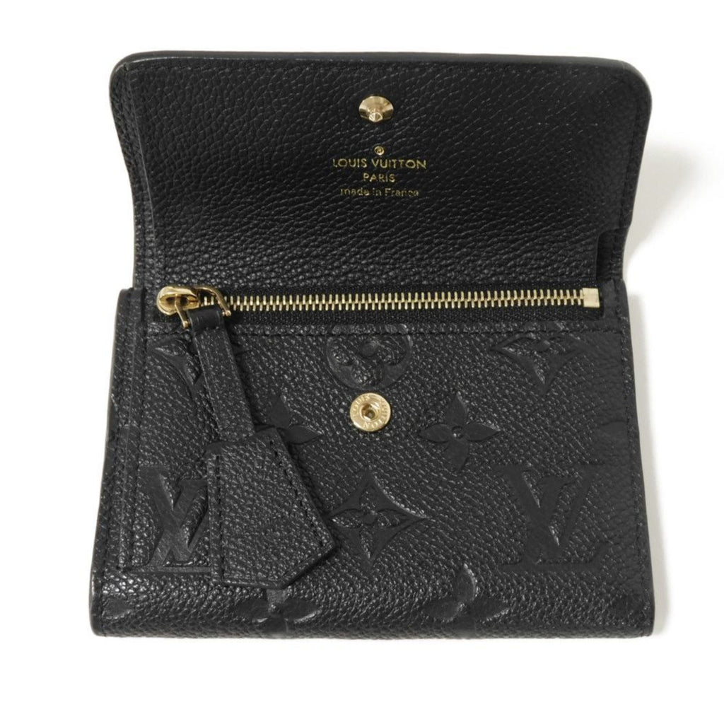 Louis Vuitton Monogram Empreinte Black Noir Monogram Empreinte Wallet (Tri-Fold)