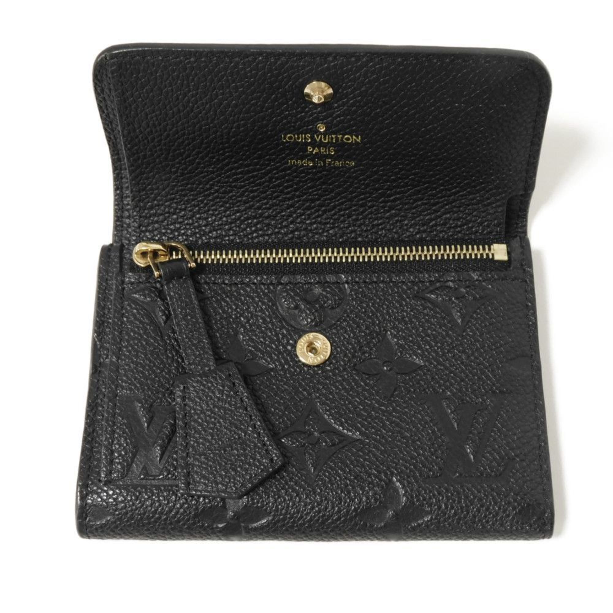Louis Vuitton Monogram Empreinte Black Noir Monogram Empreinte Wallet (Tri-Fold)