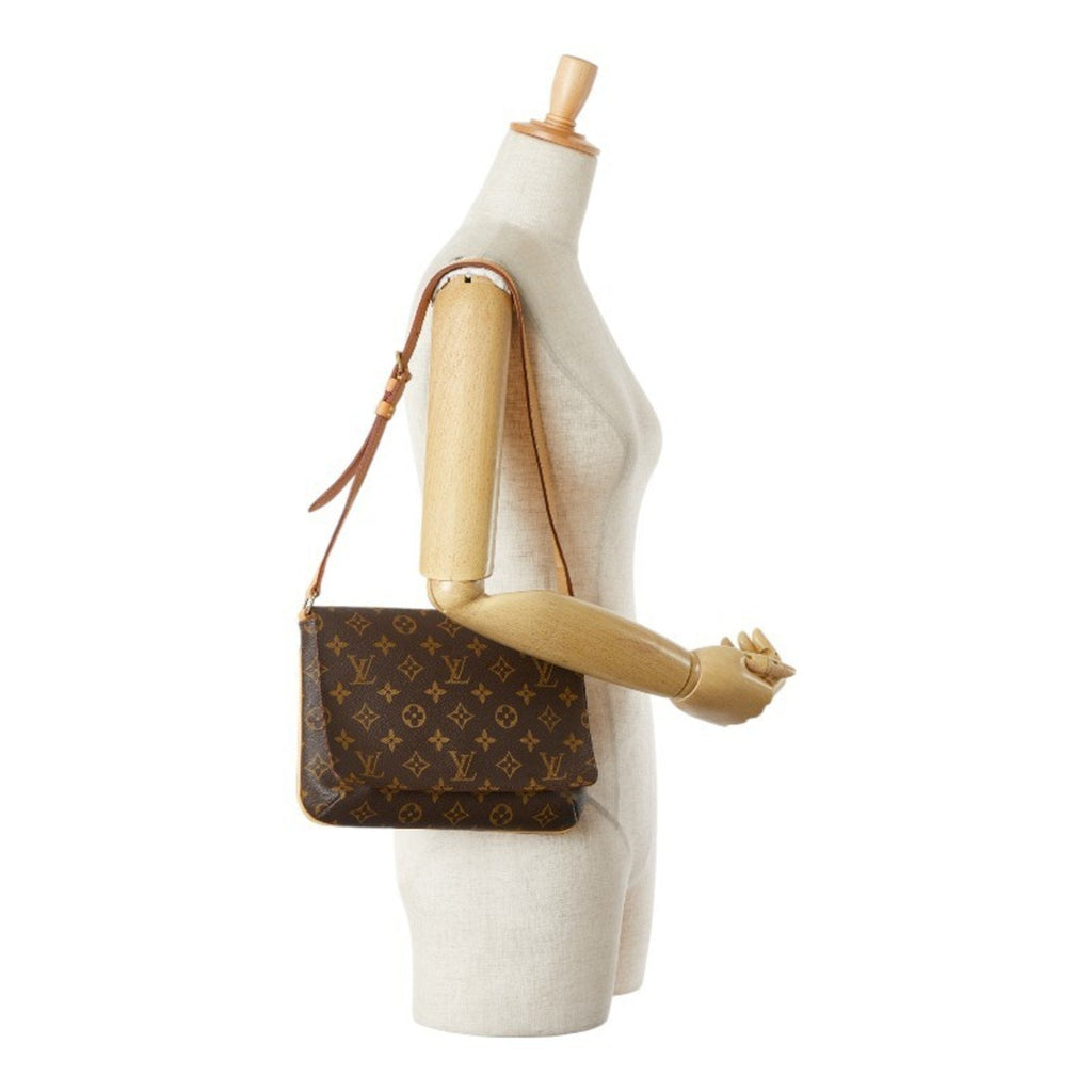 Louis Vuitton Brown Pvc Leather Shoulder Bag