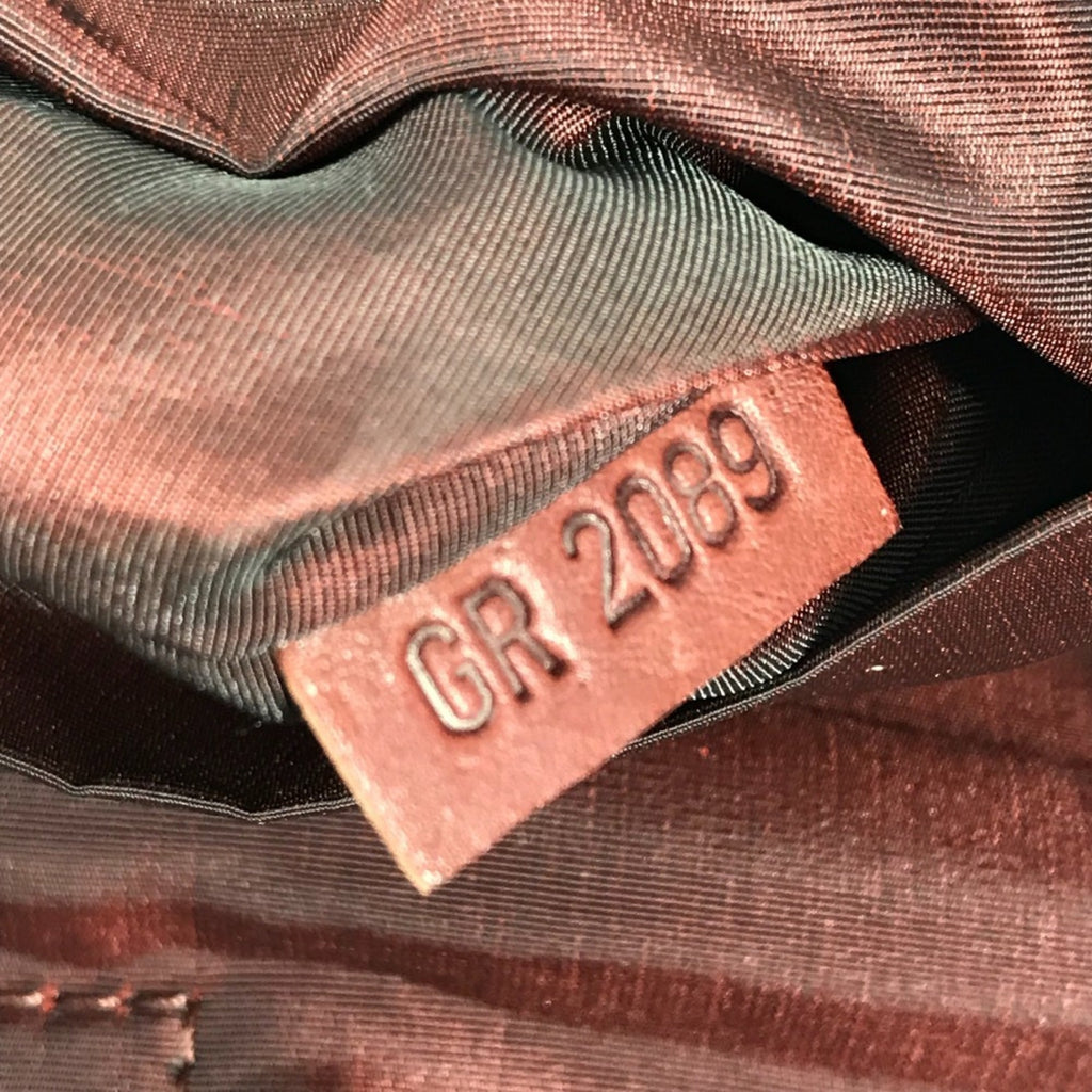 Louis Vuitton Brown Leather Nylon Shoulder Bag Tote Bag