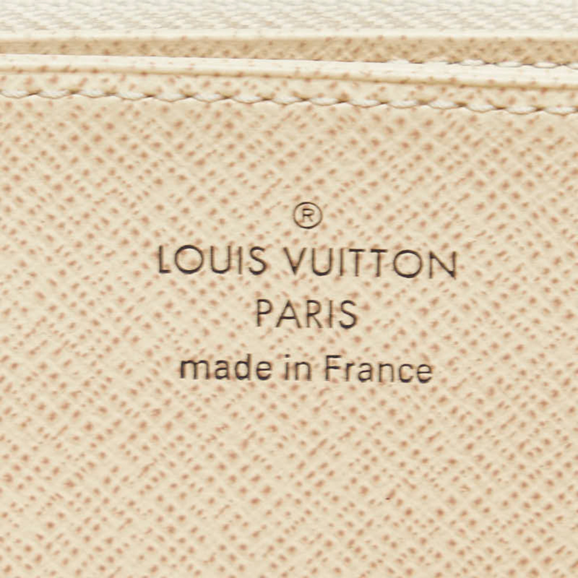Louis Vuitton Damier Azur Azur Damier Azur White Damier Azur Long Wallet