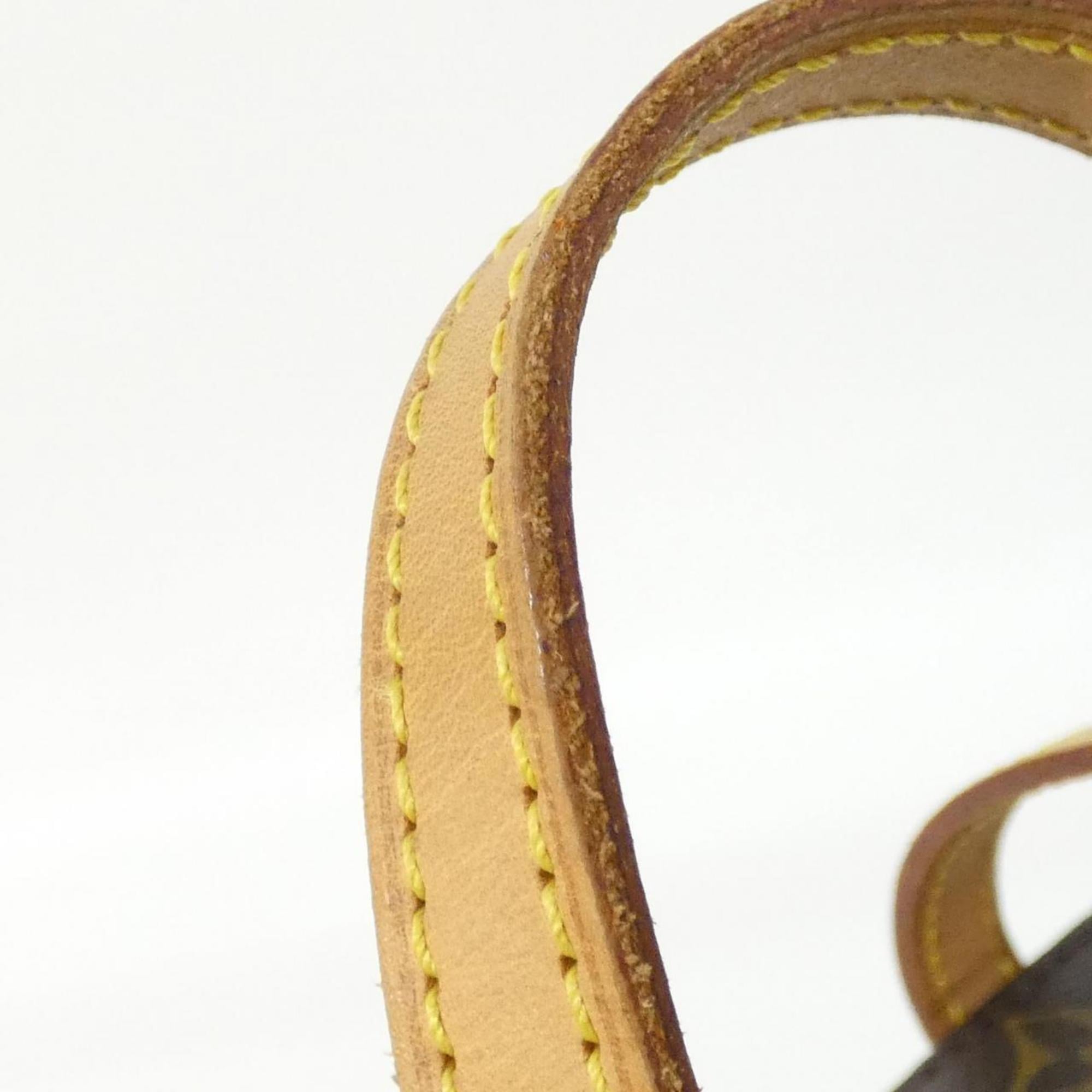 Louis Vuitton Marron Coated Canvas Handbag