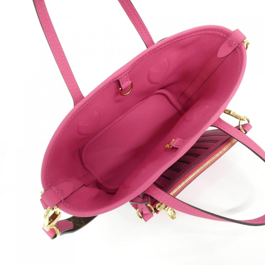 Louis Vuitton Monogram Marron Rose Coated Canvas Leather Handbag