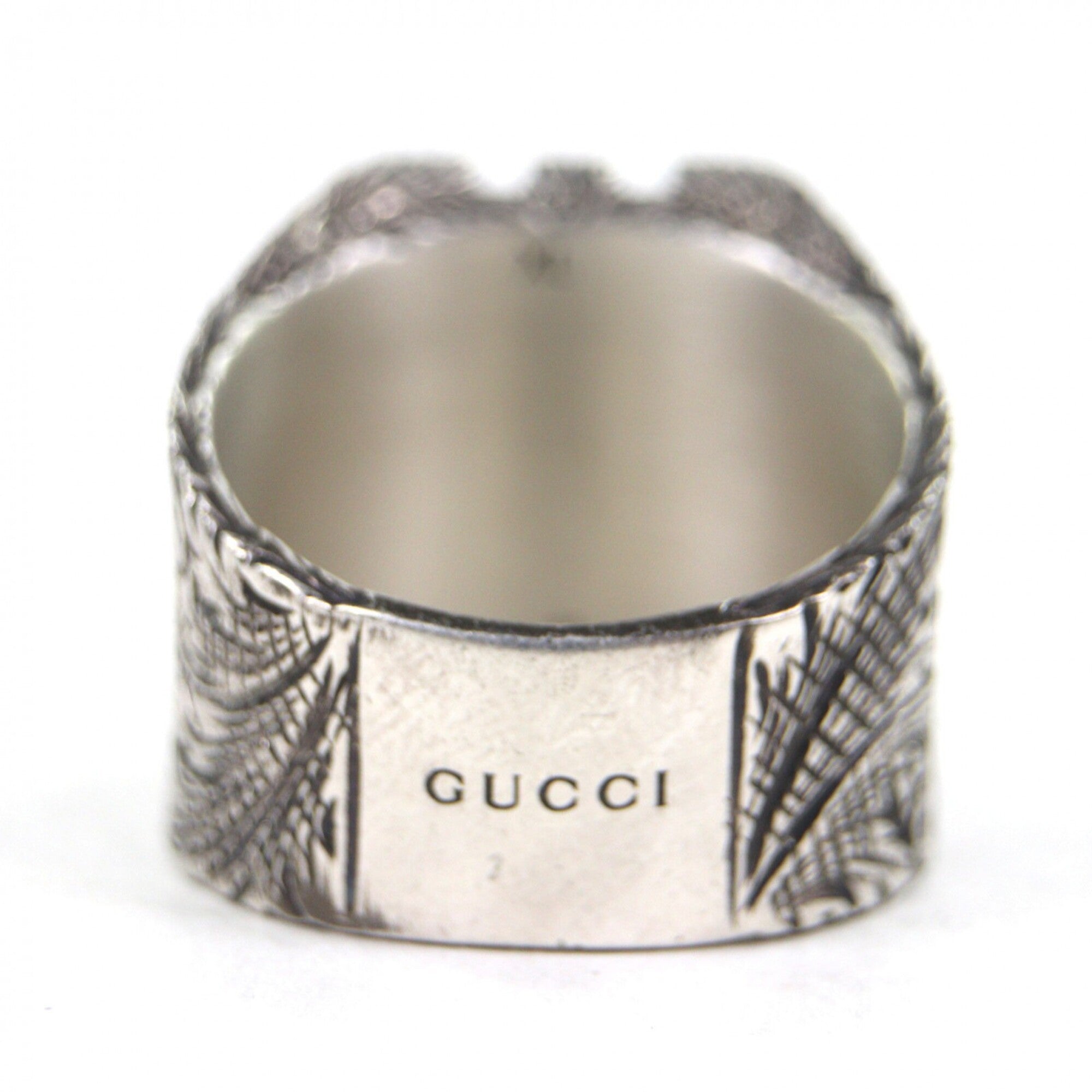 Gucci Silver 925 Band Ring (Pre-Owned)