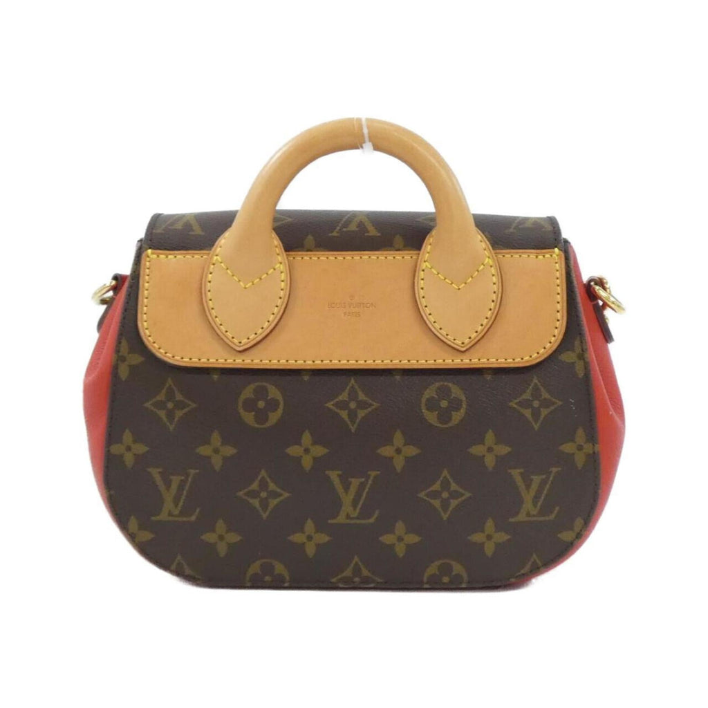 Louis Vuitton Marron Coated Canvas Handbag