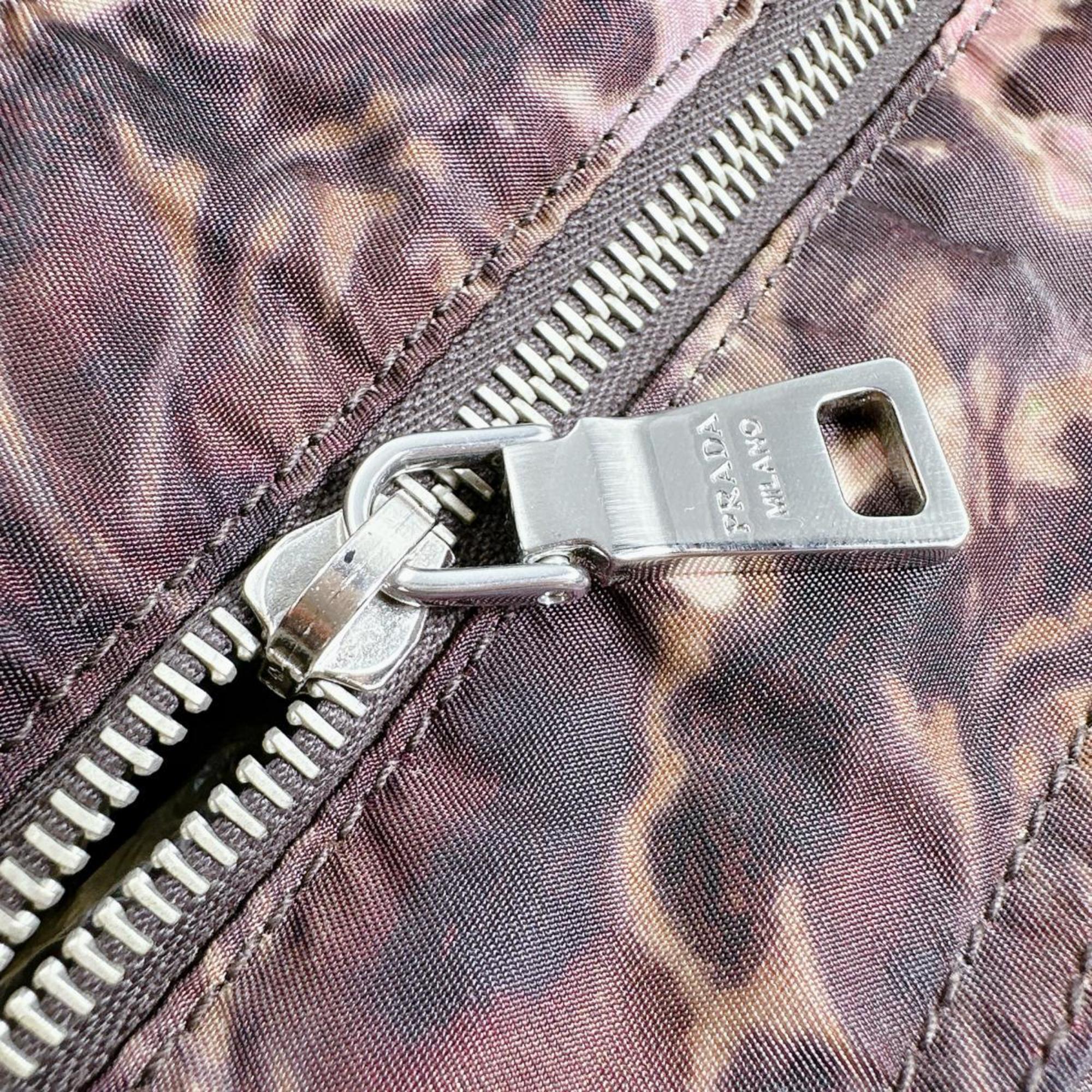 Prada Brown Nylon Handbag