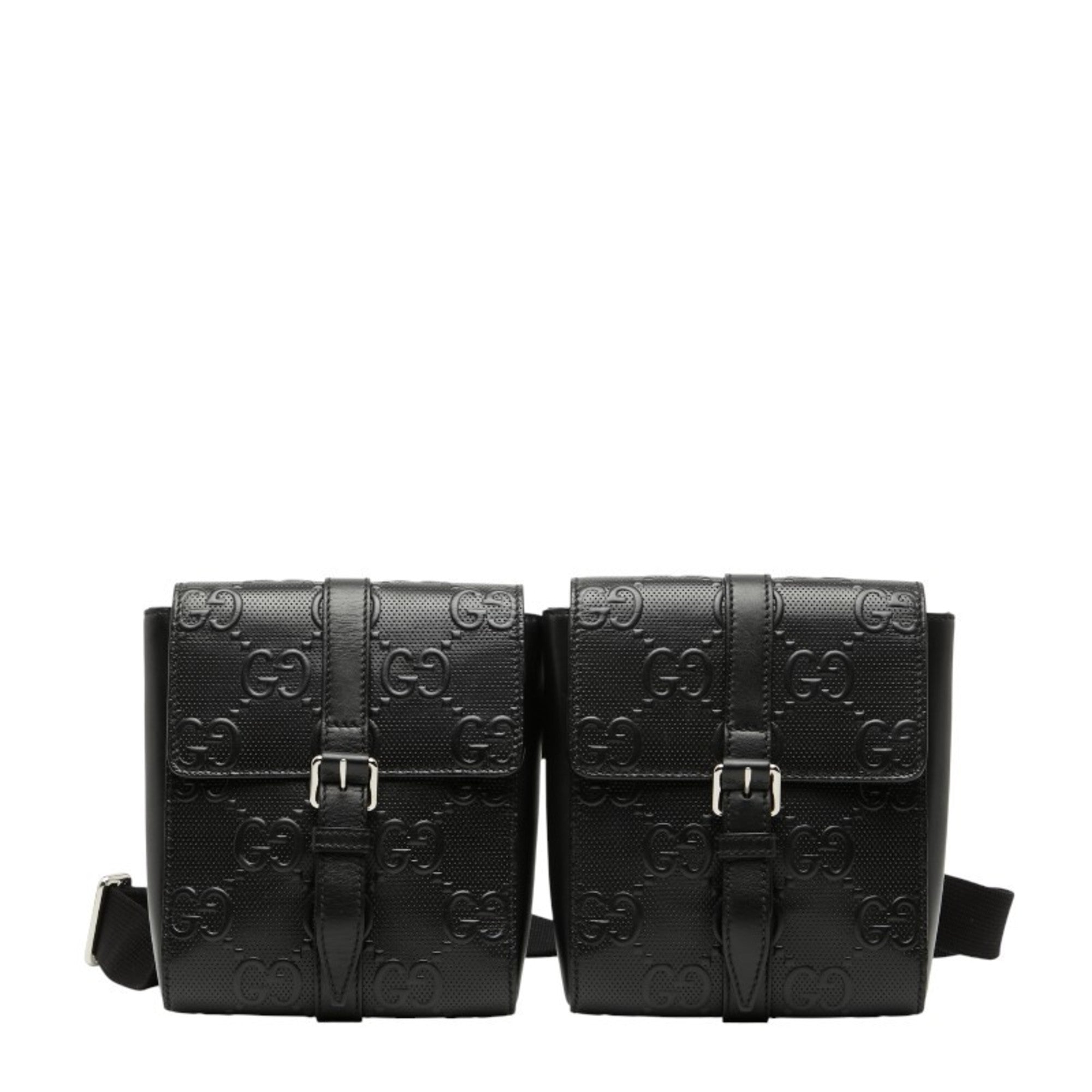 Gucci Black Leather Fanny Pack (Pre-Owned)