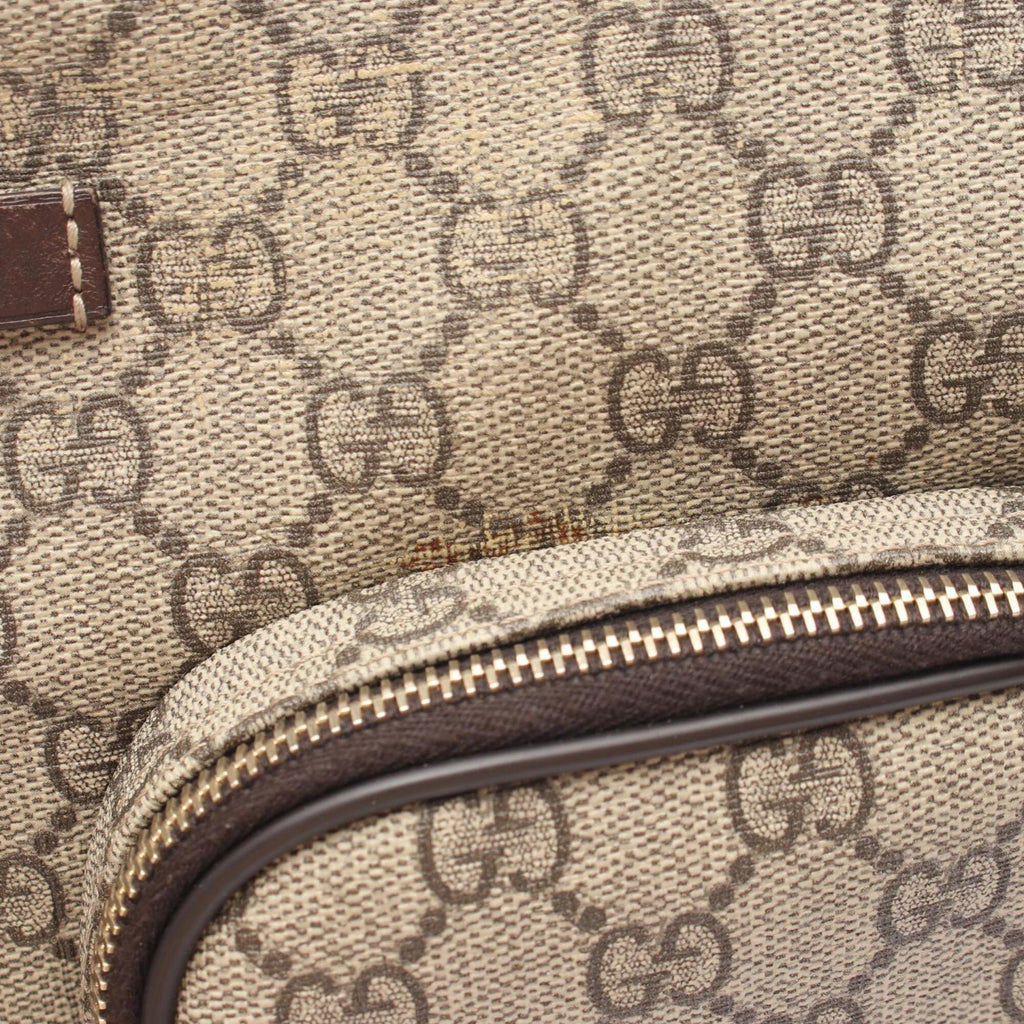 Gucci Beige Brown Pvc Leather Handbag Shoulder Bag (Pre-Owned)