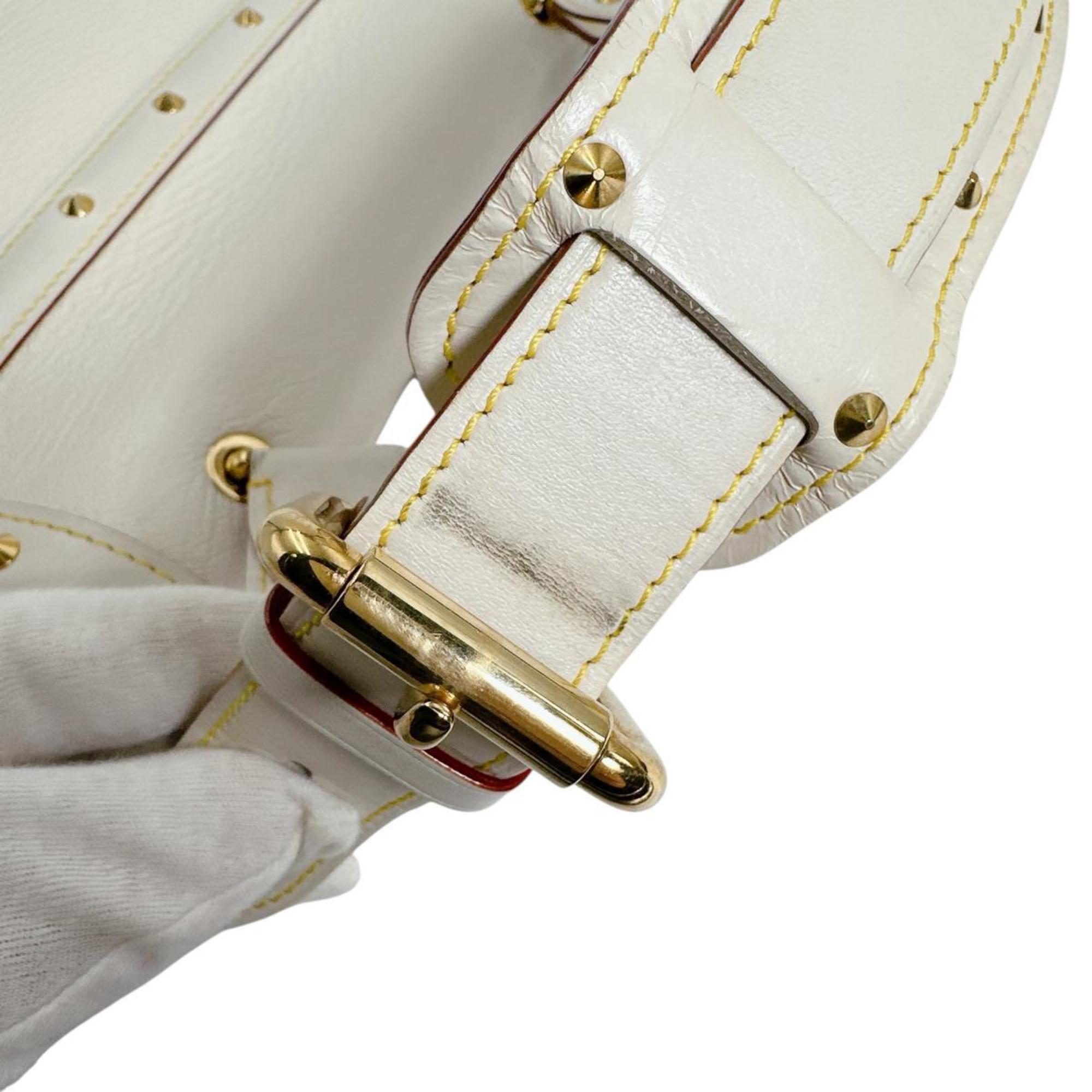 Louis Vuitton Blanc Leather Shoulder Bag