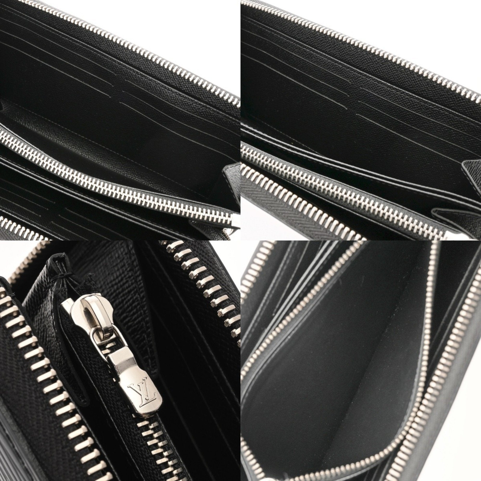 Louis Vuitton Noir Leather Long Wallet