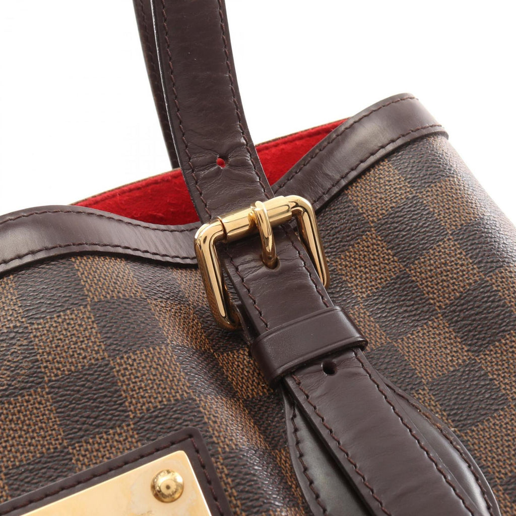Louis Vuitton Brown Ebene Coated Canvas Leather Tote Bag