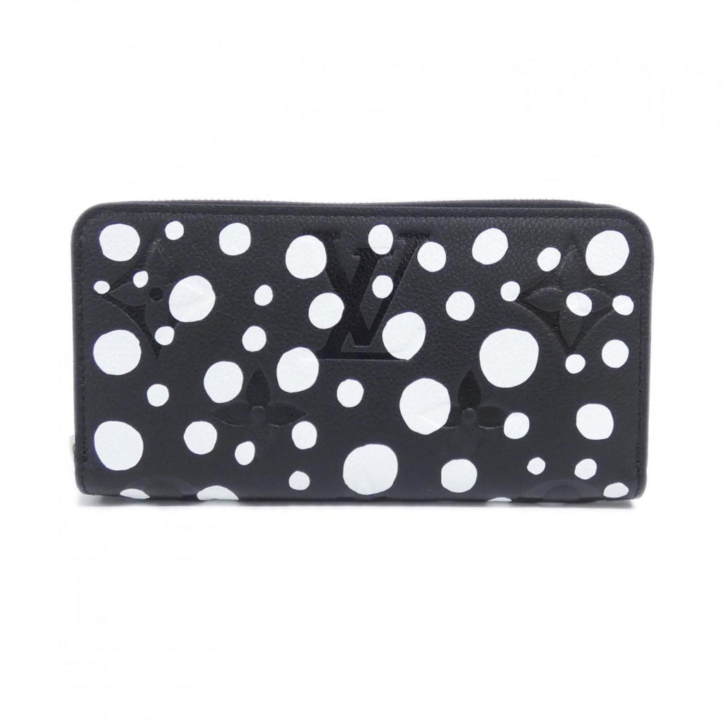 Louis Vuitton Black Leather Long Wallet