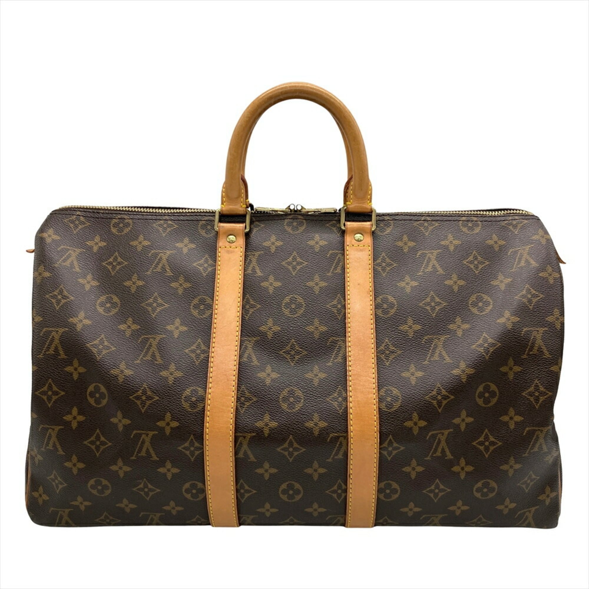 Louis Vuitton Brown Monogram Canvas Boston Bag