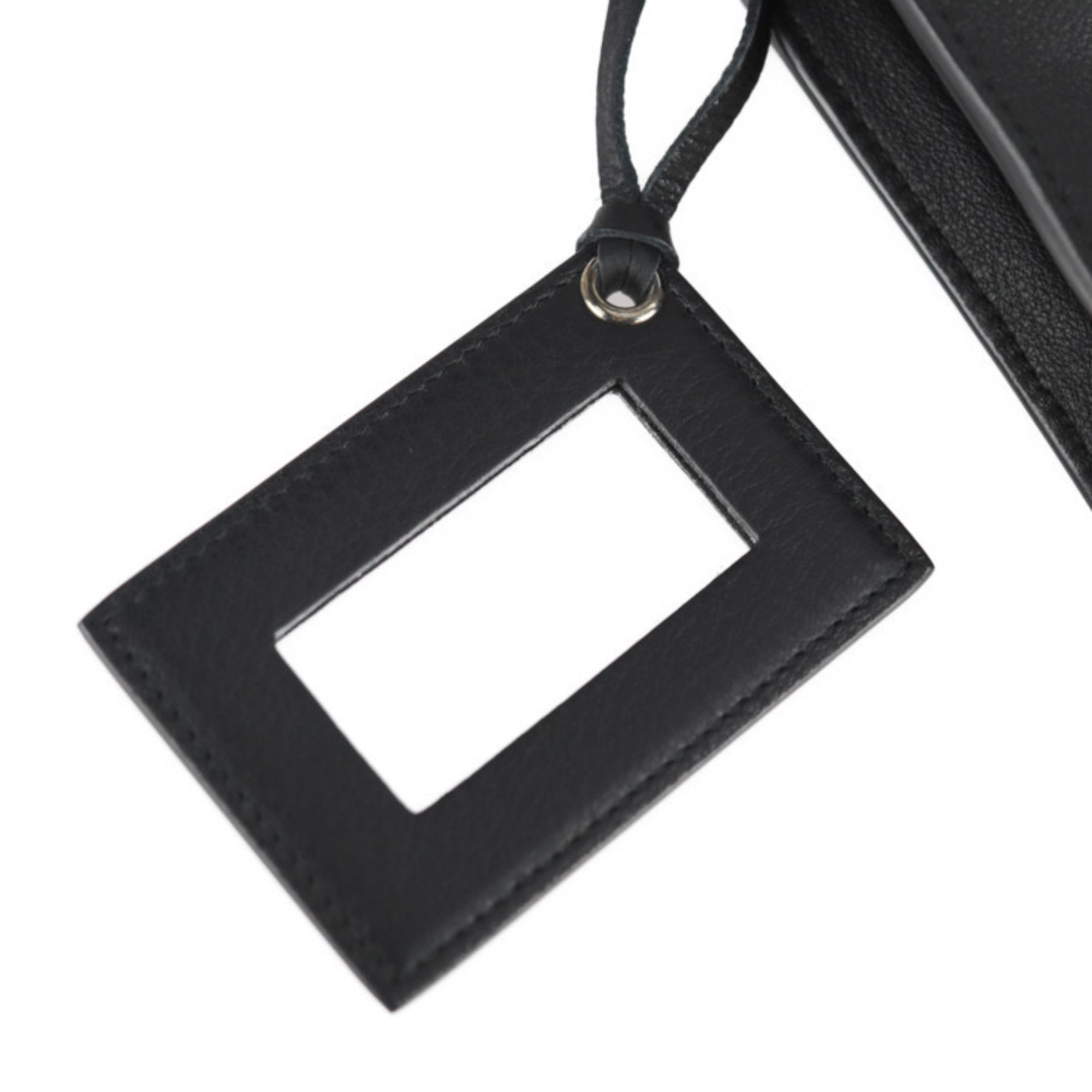 Balenciaga Paper Black Leather Clutch