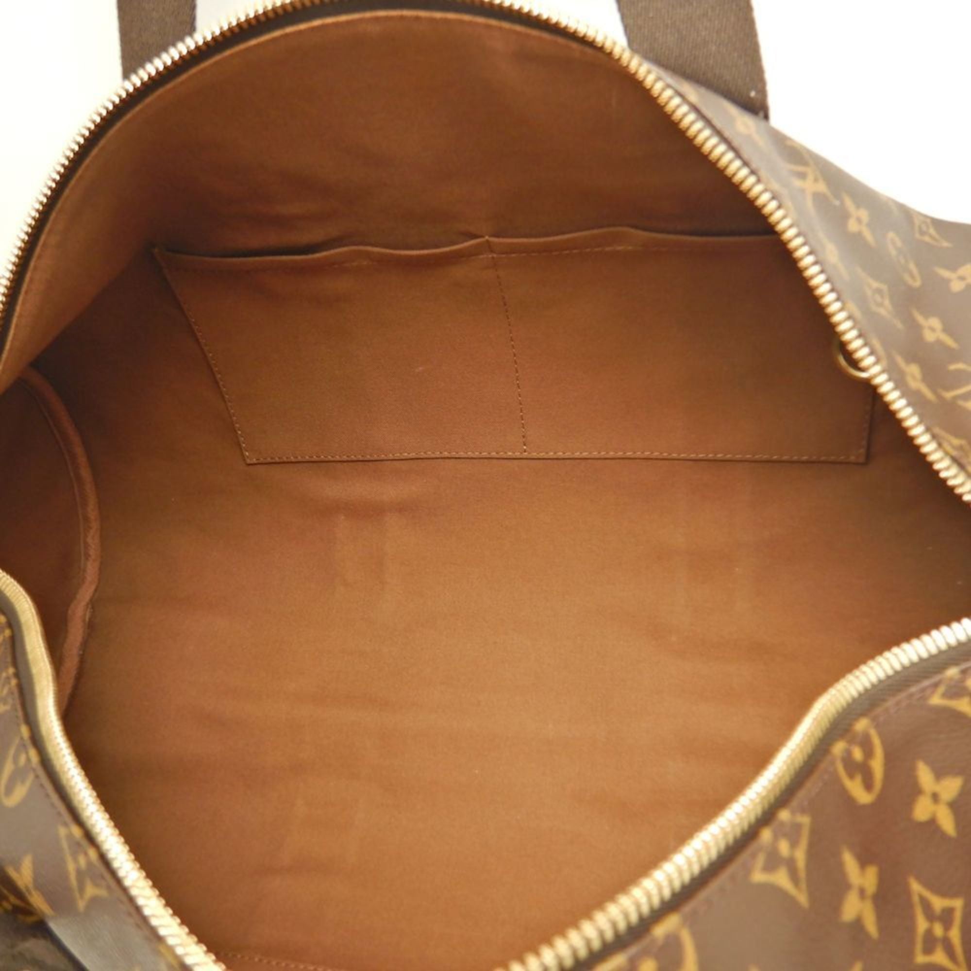 Louis Vuitton Monogram Brown Pvc Boston Bag