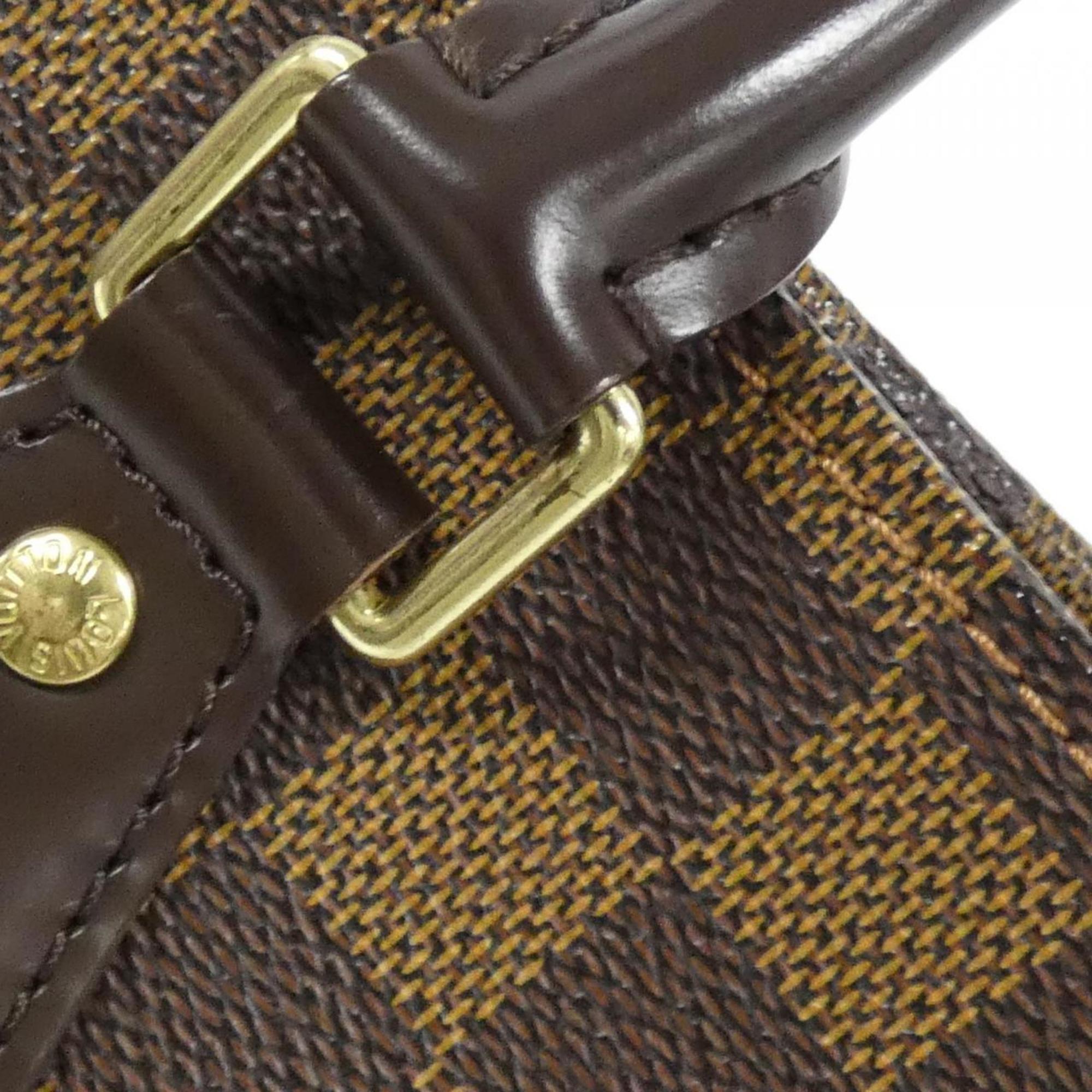 Louis Vuitton Brown Coated Canvas Handbag Tote Bag