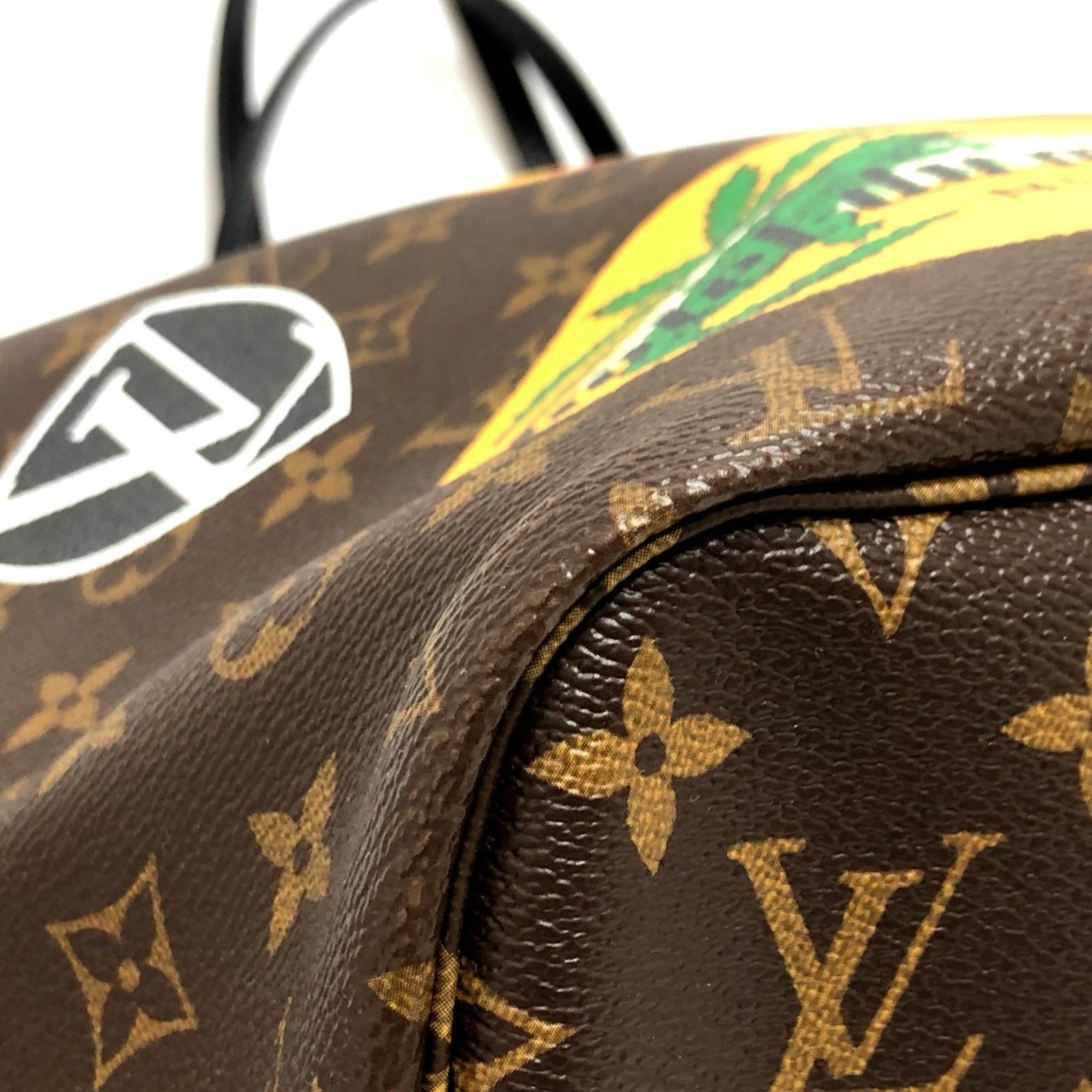 Louis Vuitton Brown Monogram Canvas Pouch Tote Bag