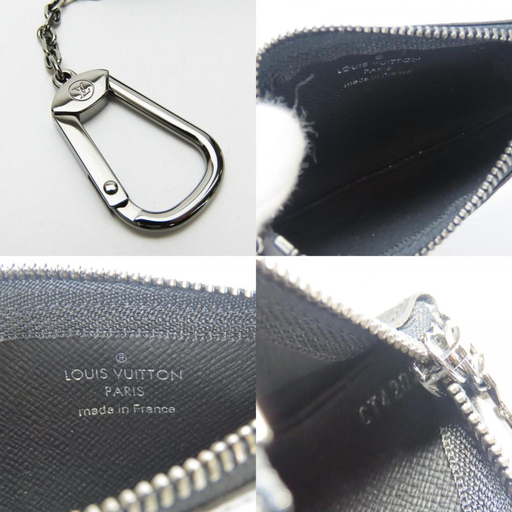 Louis Vuitton Monogram Eclipse Black Gray Monogram Eclipse Coin Purse/Coin Case