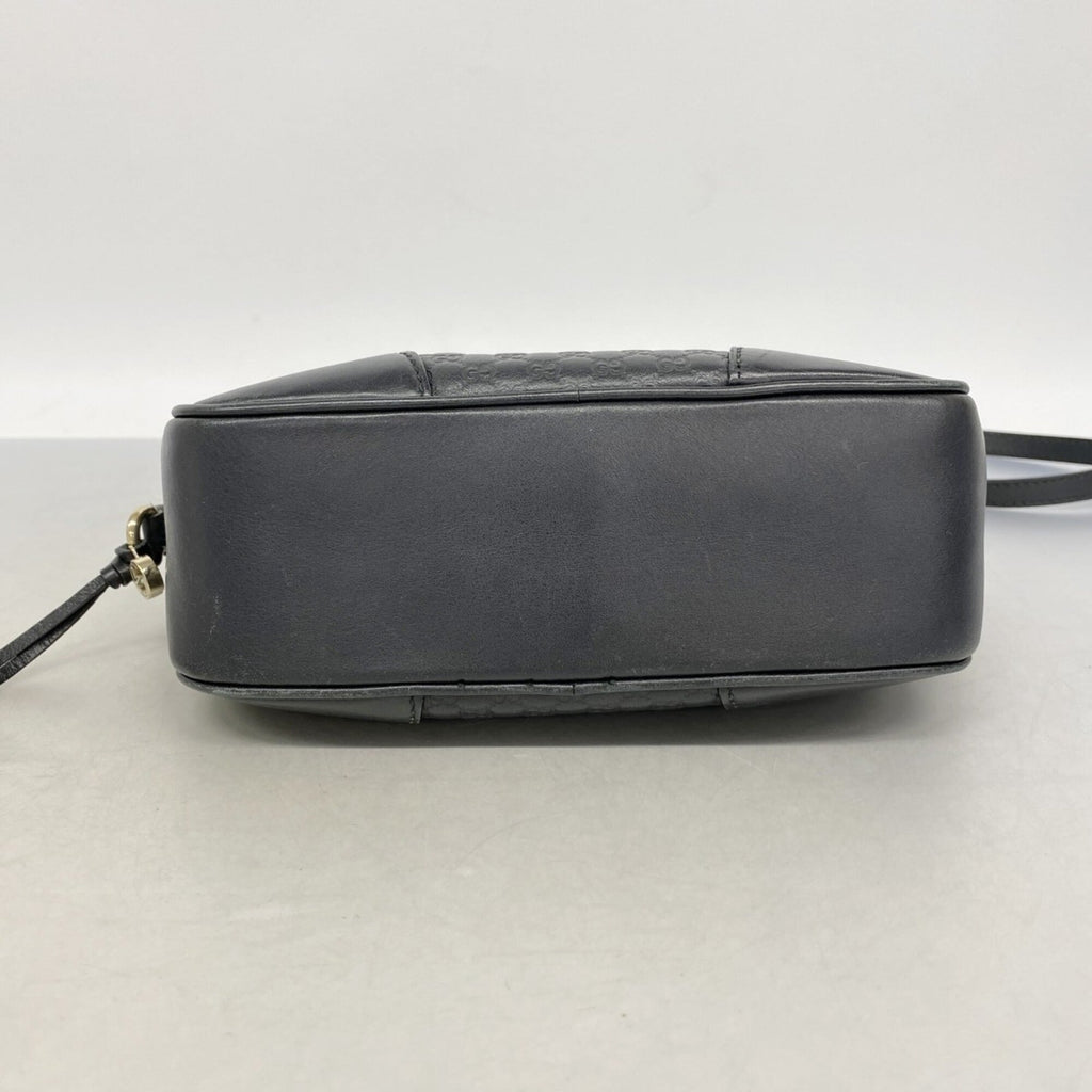 Gucci Black Leather Shoulder Bag (Pre-Owned)