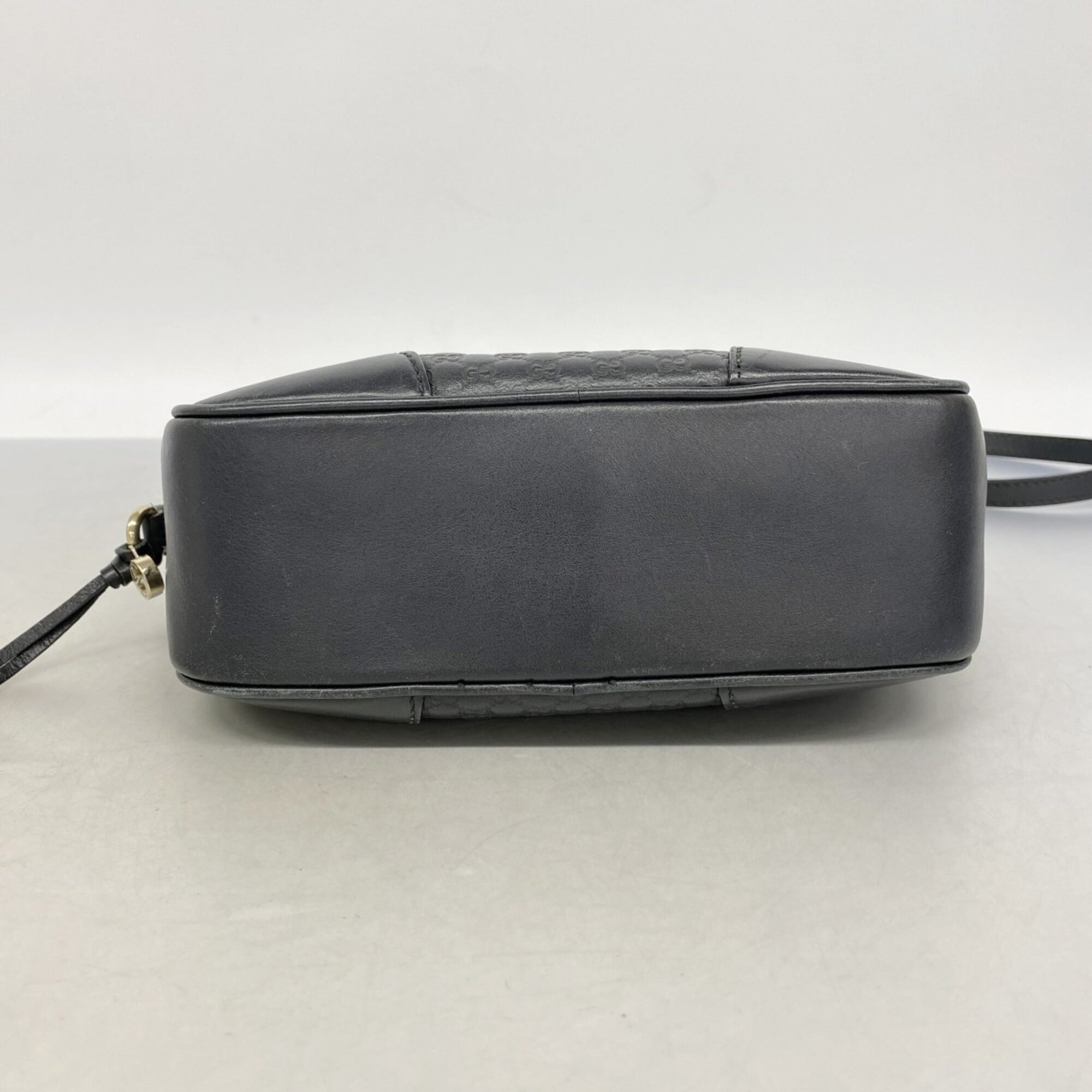 Gucci Black Leather Shoulder Bag (Pre-Owned)