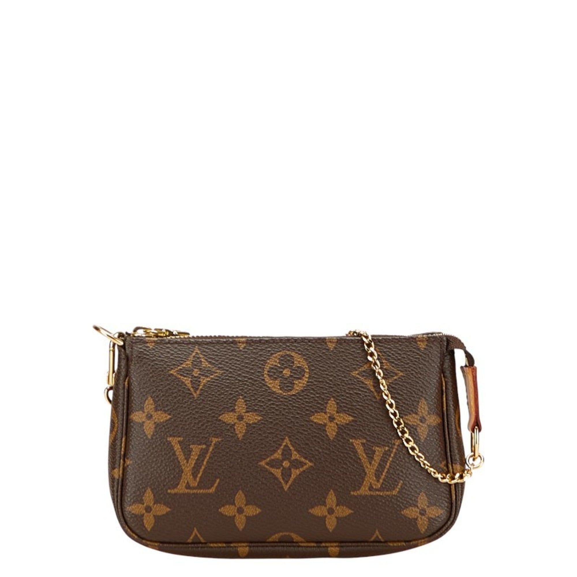 Louis Vuitton Monogram Brown Pvc Leather Pochette