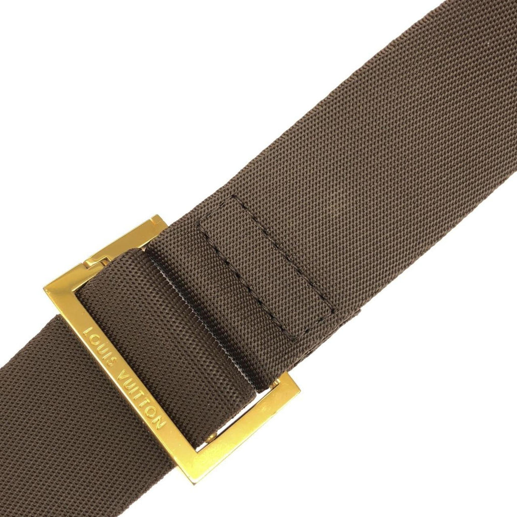 Louis Vuitton Brown Coated Canvas Shoulder Bag